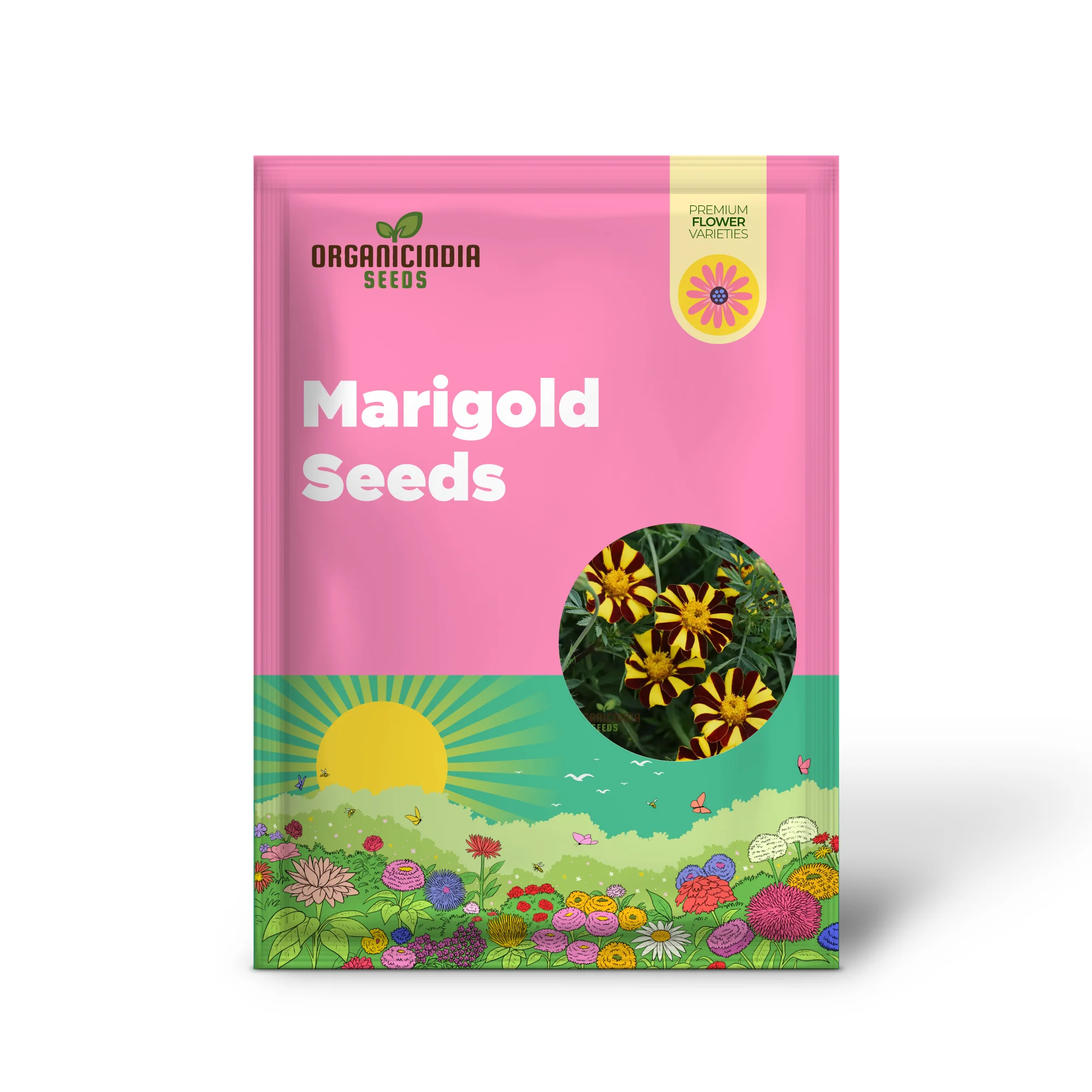 Mr Majestic Marigold Seeds  Premium Quality Seeds for Vibrant Garden Blooms and Successful Gardening - Image 3