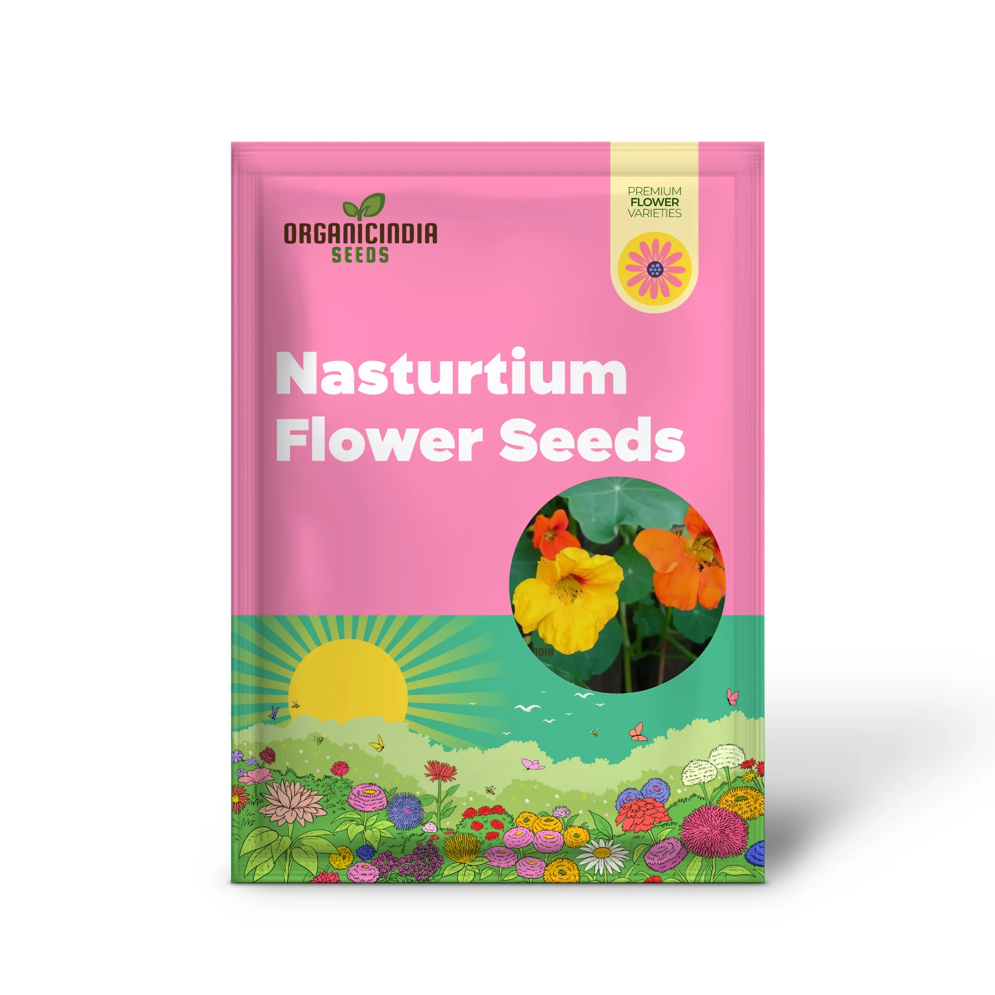 Nasturtium Climbing Mix Flower Seeds, Transform Your Garden with Vibrant Blooms and Expert Planting and Gardening - Image 2