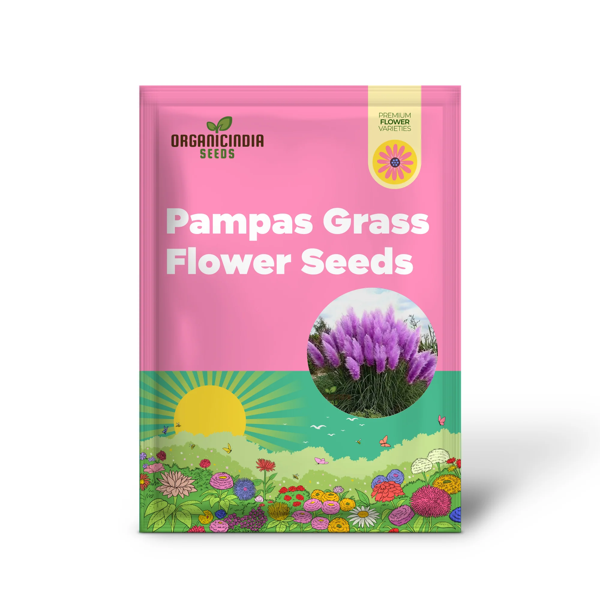 Nema Rare Purple Pampas Grass Flower Seeds, Unique and Stunning Seeds Perfect for Gardening, Grow Beautiful Pampas Grass with These Premium Seeds - Image 2