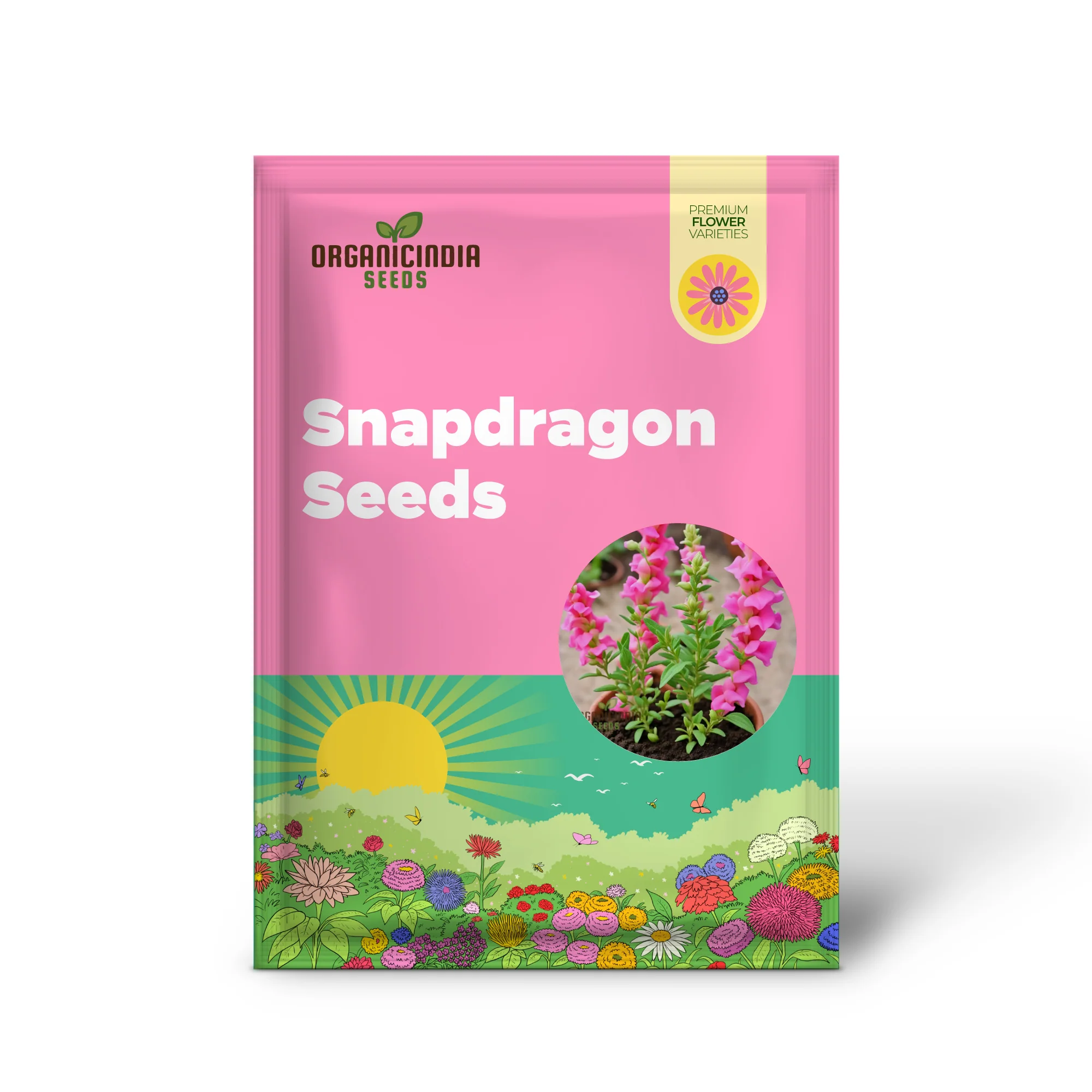 Pink Snapdragon Seeds, Pink Antirrhinum Seeds, Pink Dragon Flower Seeds - Image 2
