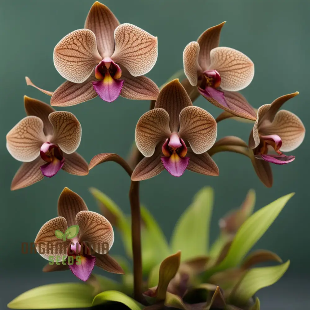 Unique Brown Dracula Flower Seeds - Add Intrigue to Your Garden with These Rare Blooms for Flower Planting and Gardening - Image 4