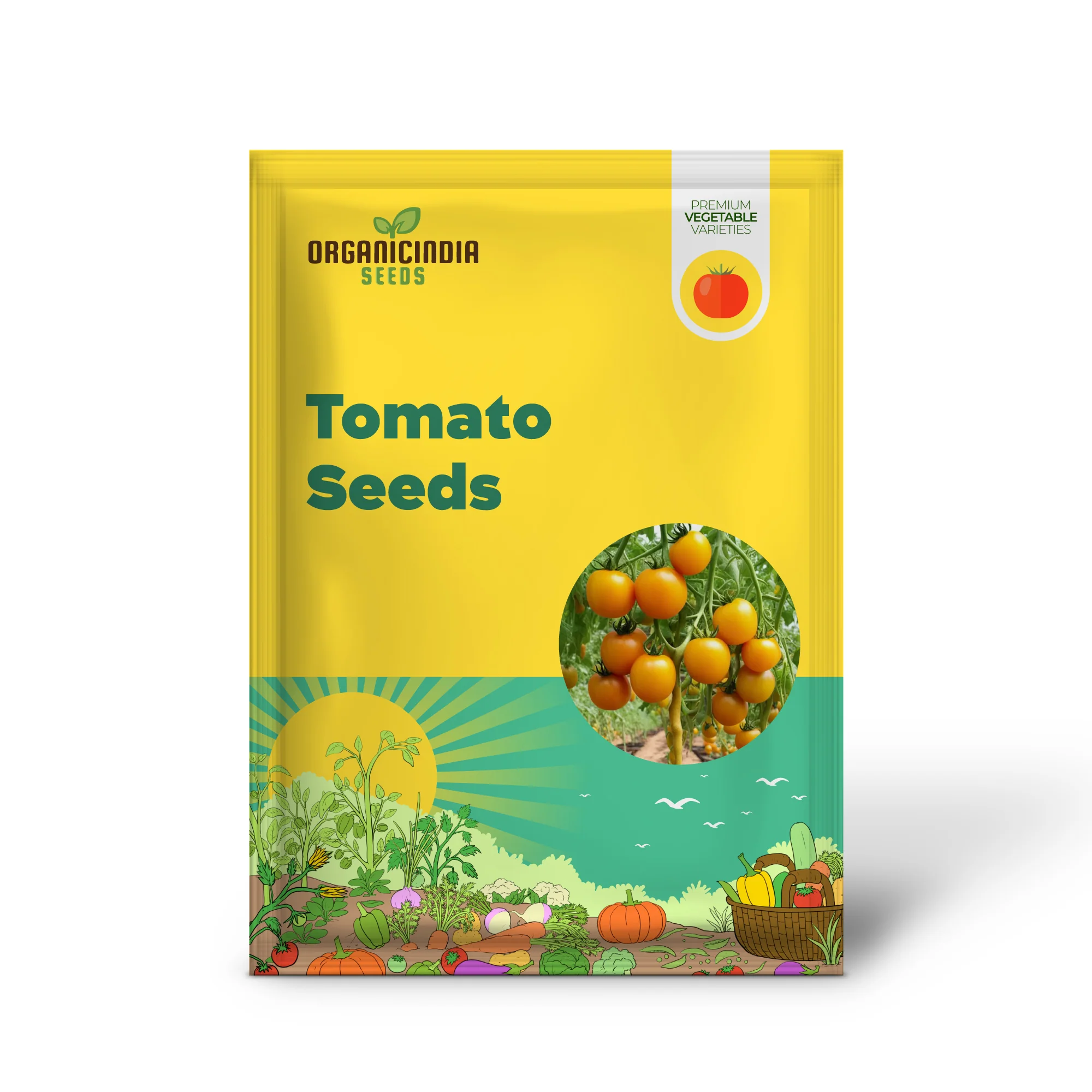 Yellow Tomato Vegetable Seeds for Planting, Elevate Your Gardening Experience with High-Yield, Vibrant Tomato Plants - Image 2