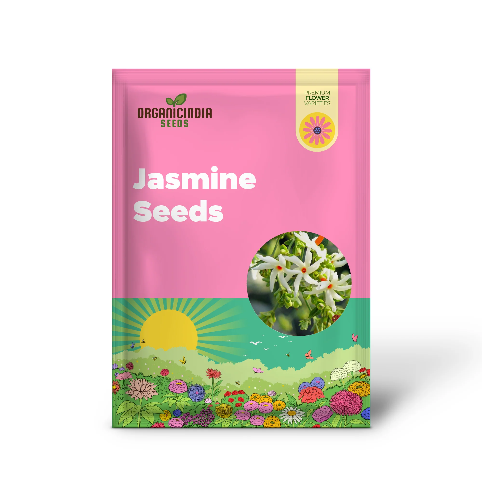 Night Flowering Star Jasmine Seeds for Planting Nyctanthes Arbor Tristis Fragrant, Health Benefits, Showy Ornamental for Patio And Borders - Image 2