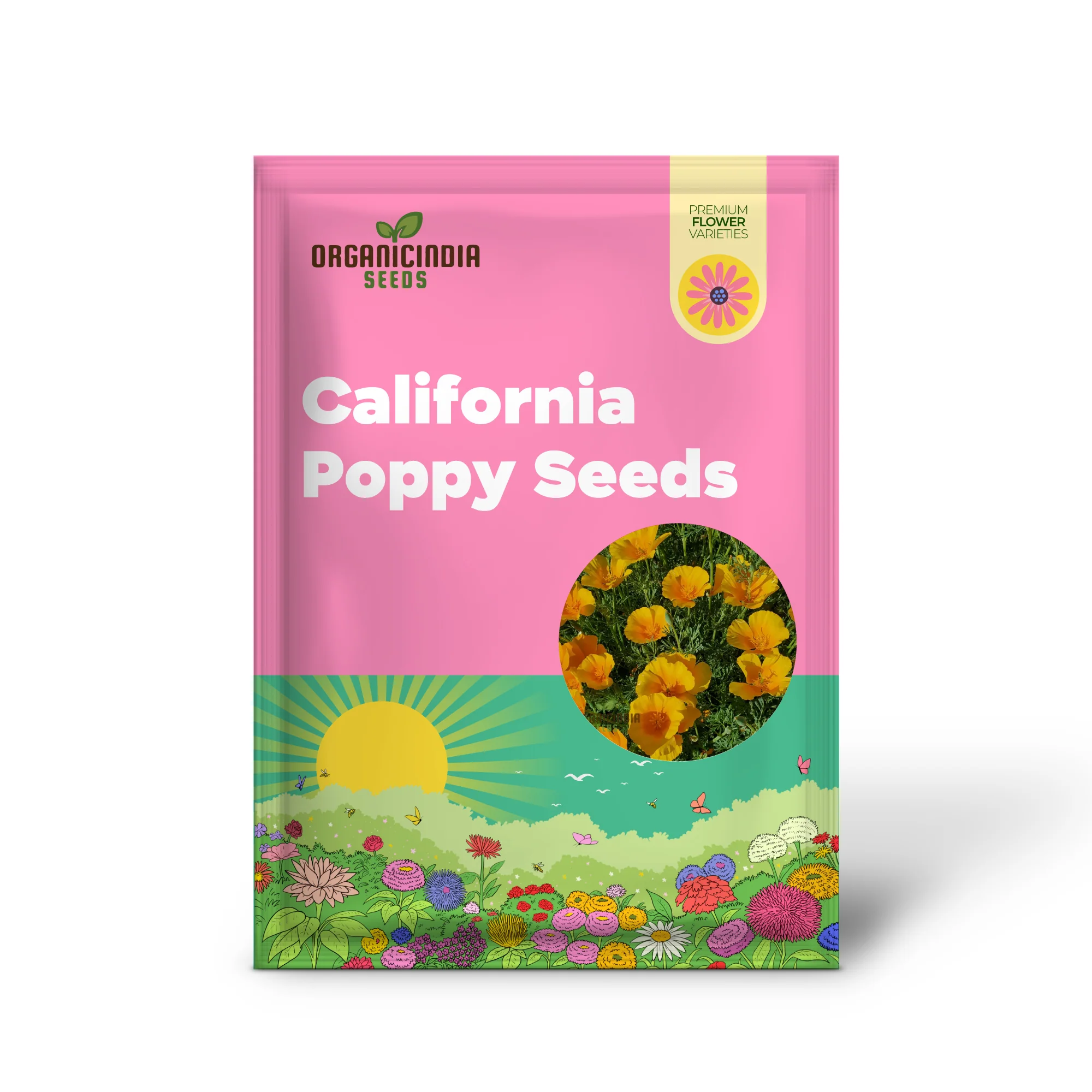 NM California Poppy Yellow Seeds for Vibrant Gardens | Easy-to-Grow Wildflower Seeds | Buy Now for Beautiful Blooms | Gardening Enthusiasts' Choice - Image 2