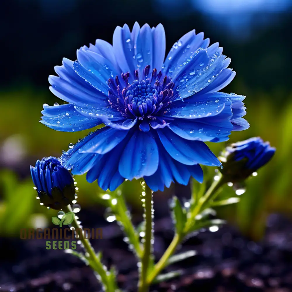 Blue Marigold Flower Seeds - Rare Indigo Blooms for Distinctive Garden Charm - Image 4