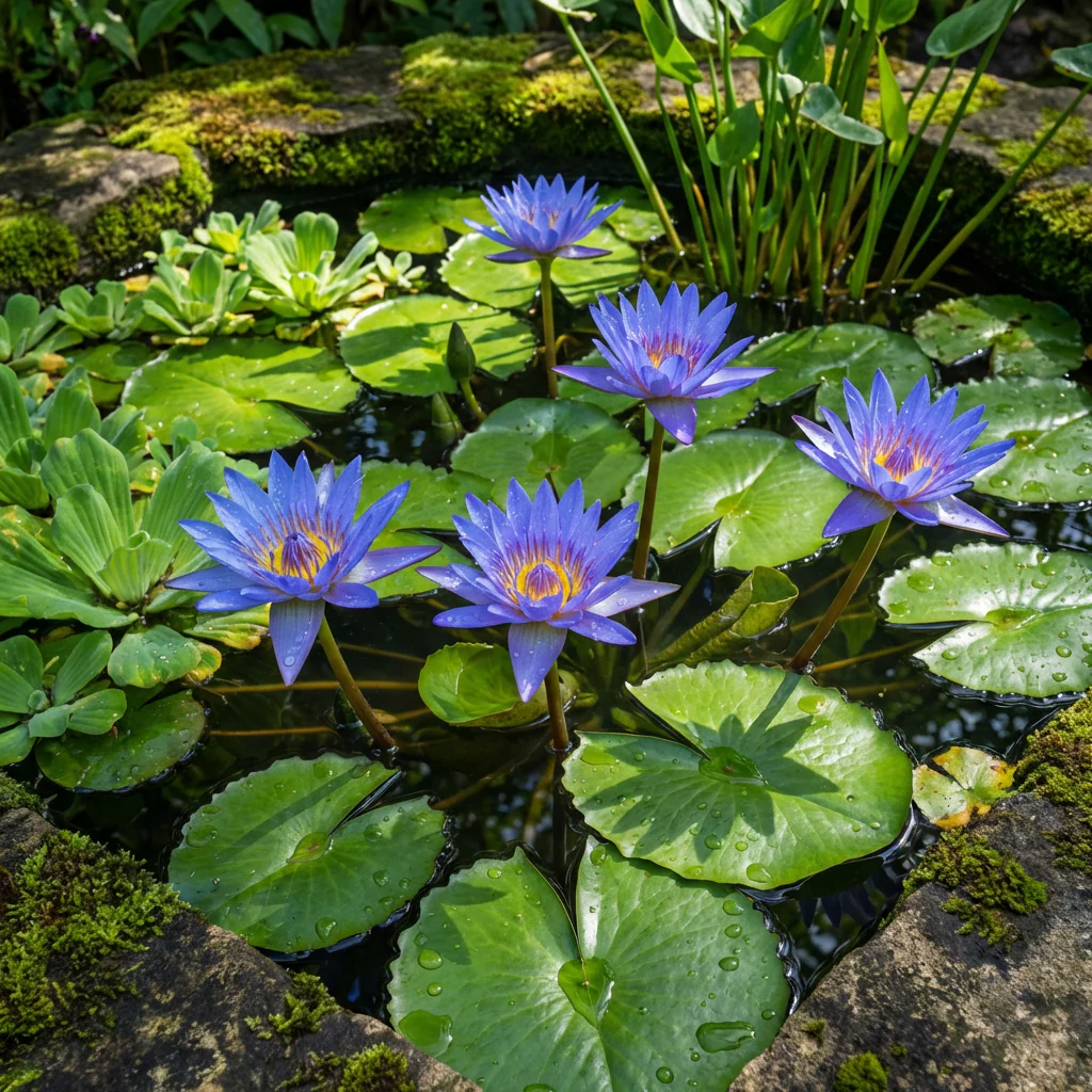 Nymphaea caerulea Blue Lotus Seeds – Heirloom Aquatic Flower for Ponds & Containers - Image 3