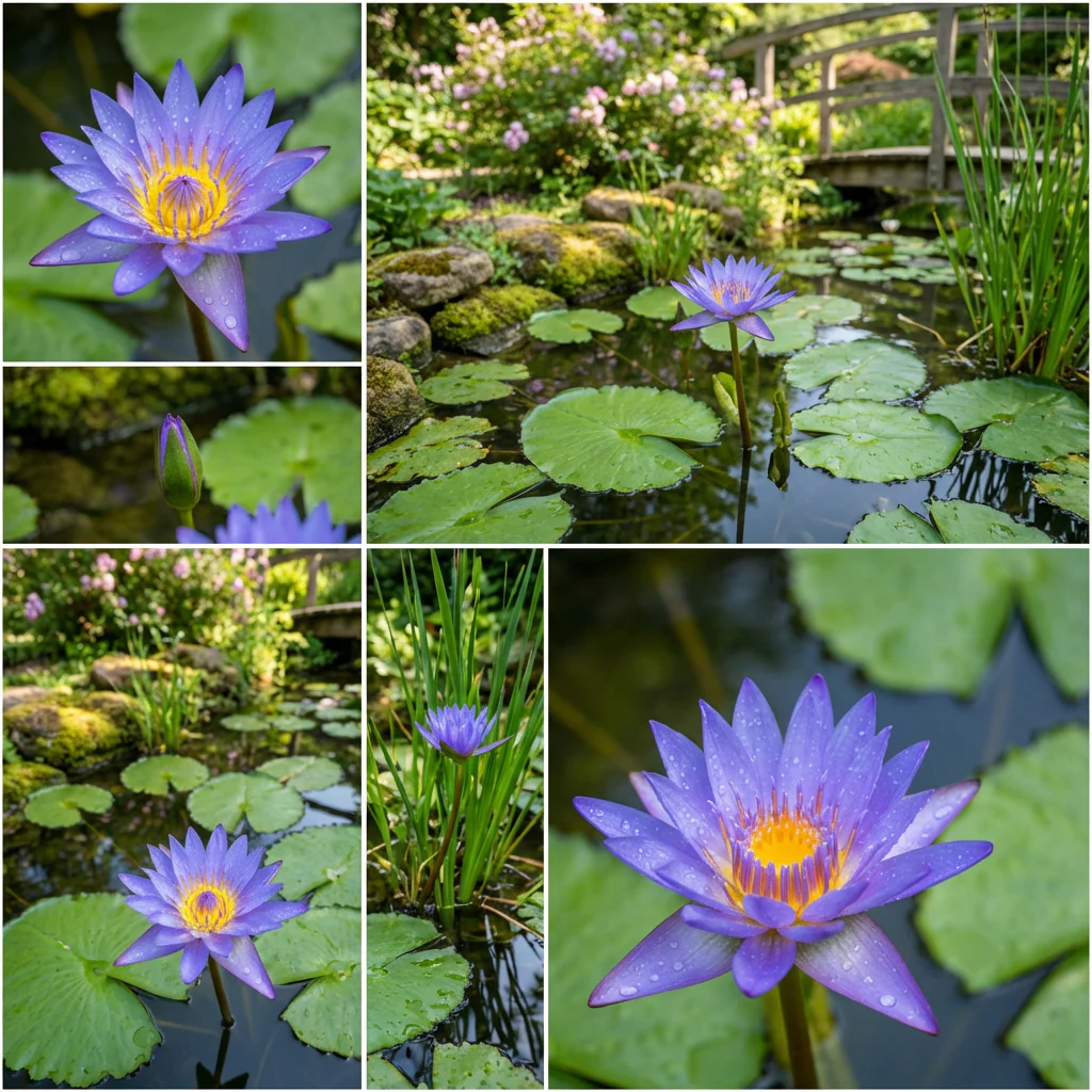 Nymphaea caerulea Seeds | Blue Lotus Aquatic Flower Seeds for Pond Gardening - Image 3