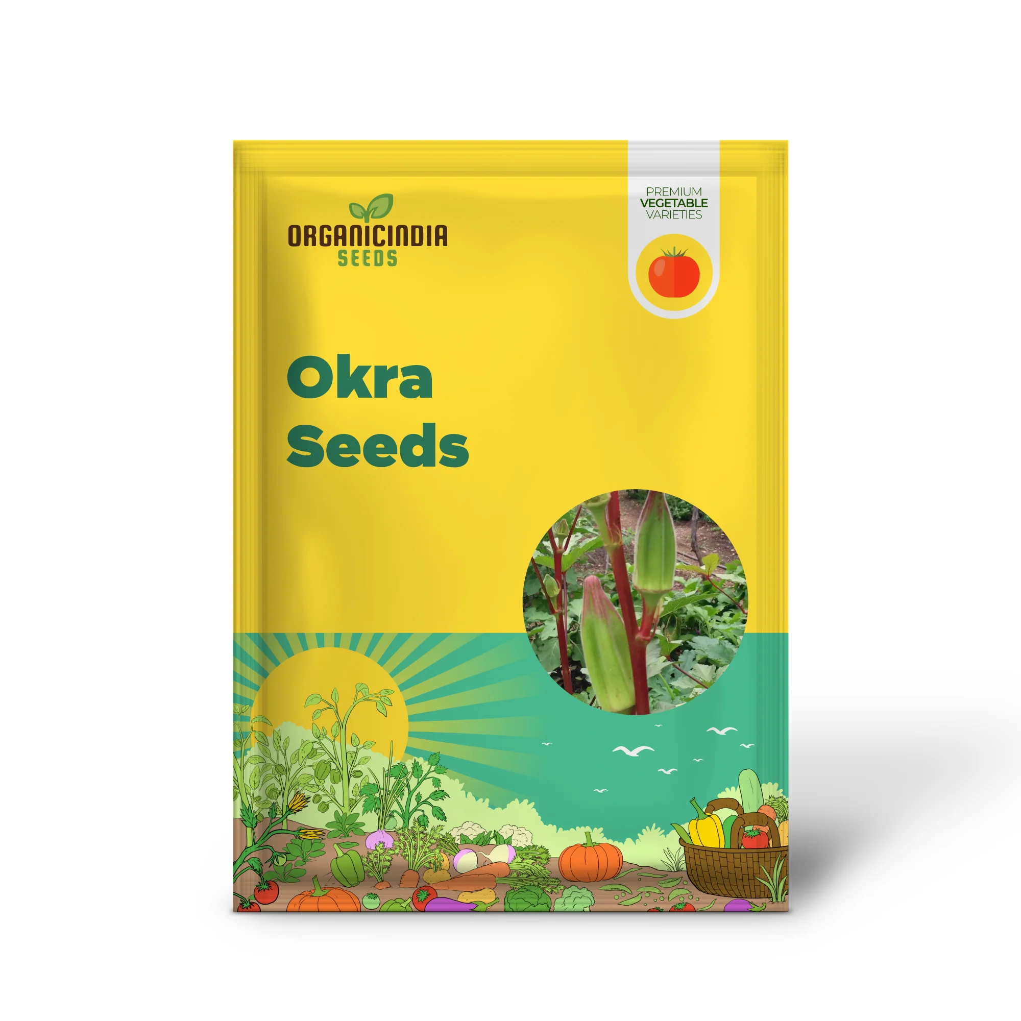 Okra, Hill Country Red Vegetable Seeds, Cultivating Flavorful Harvests with Expert Planting and Gardening - Image 2