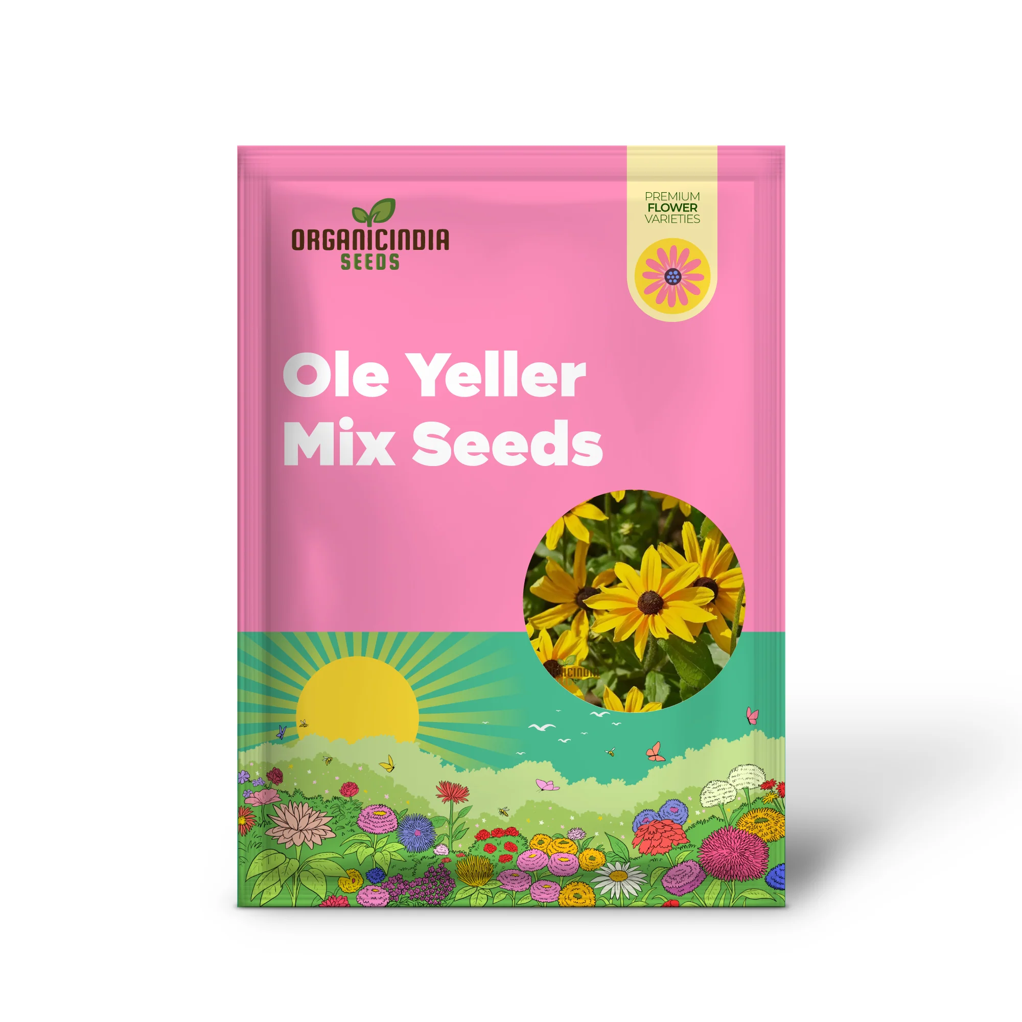 Ole Yeller Wildflower Mix Seeds For Planting, Bright Yellow Blooms - Image 2