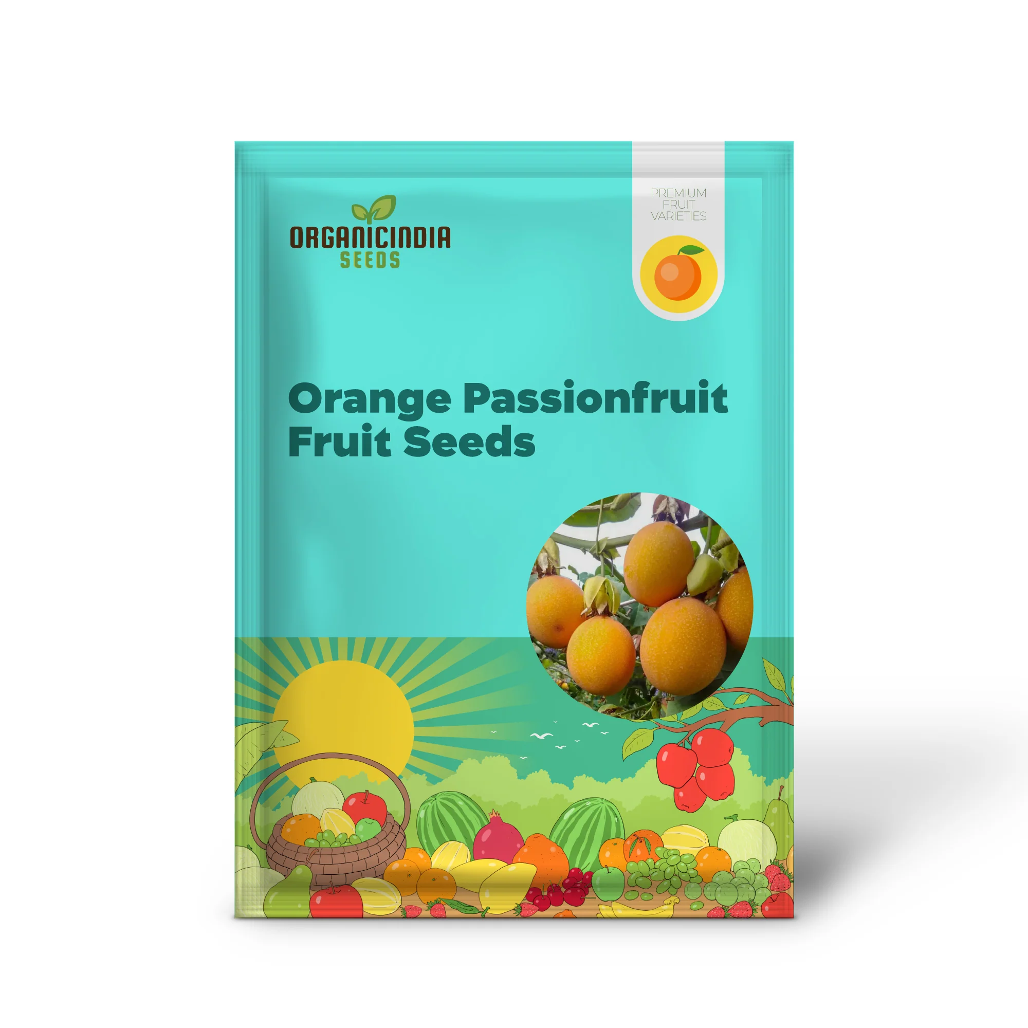 Orange Passion Fruit Seeds for Planting, Cultivate Your Garden with Exotic Passiflorine Fruit Seeds - Image 3