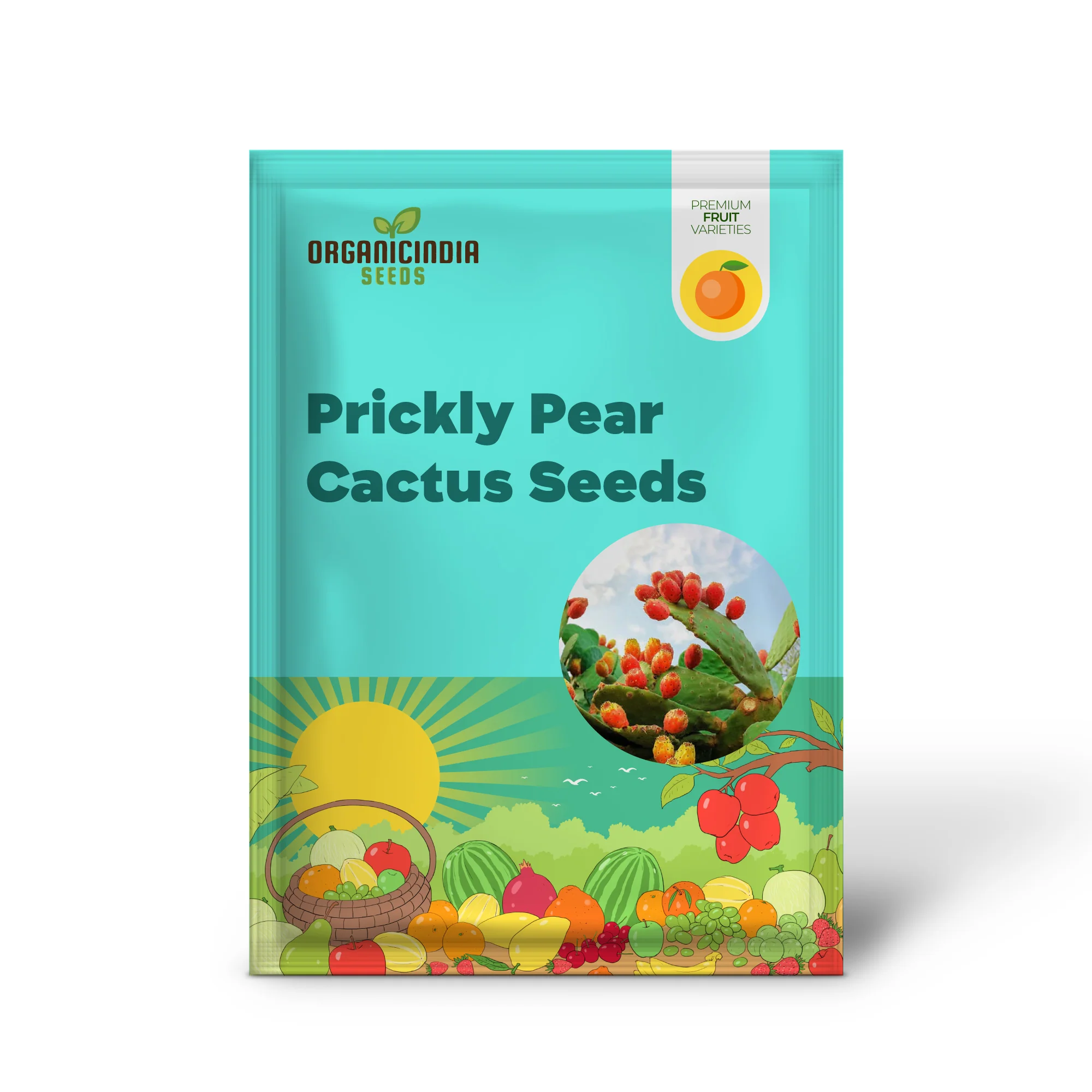 Orange Prickly Pear Cactus Seeds - Image 3