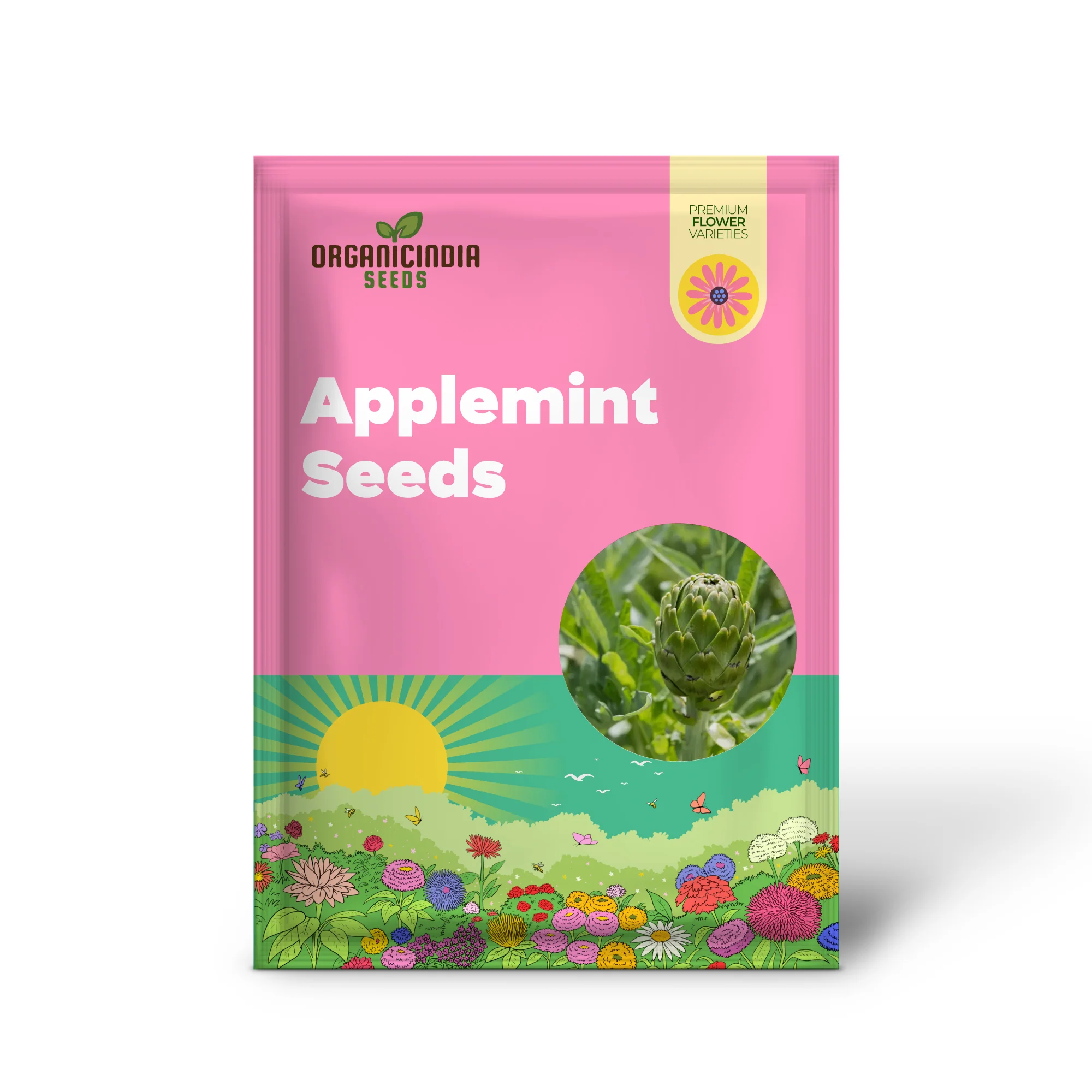 Organic Applemint Seeds for Gardening - Mentha rotundifolia Herb Seed Packet - Image 2