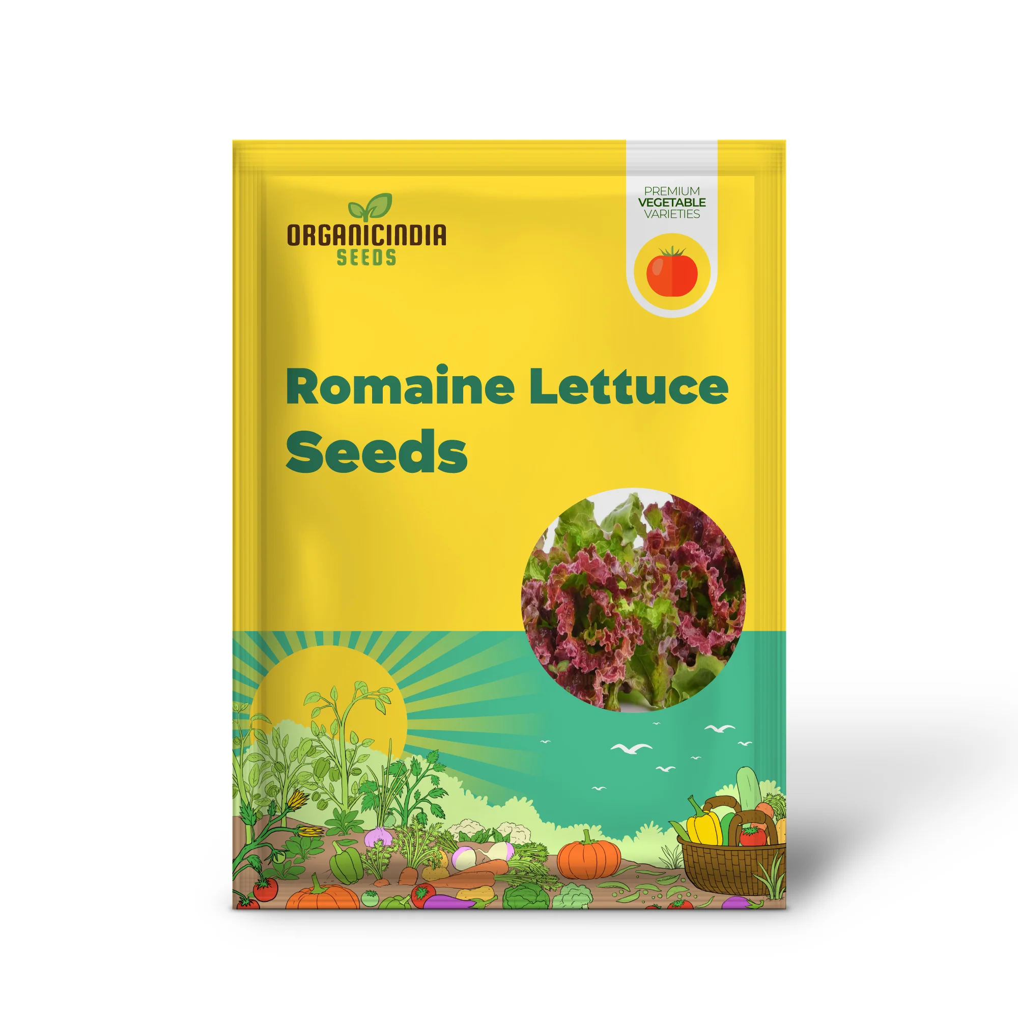 Red Romaine Lettuce Seeds, for Home Gardening Premium Quality Seeds for Growing Fresh, Crisp Lettuce - Image 2