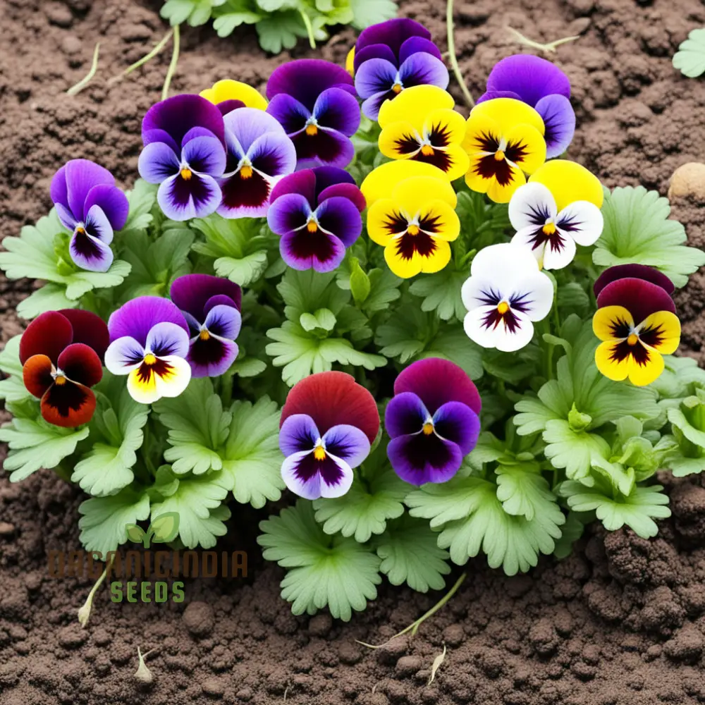 Mixed Pansy Flower Seeds – Colorful, Charming Variety for Garden Beds, Pots, Window Boxes & Seasonal Decorative Displays
