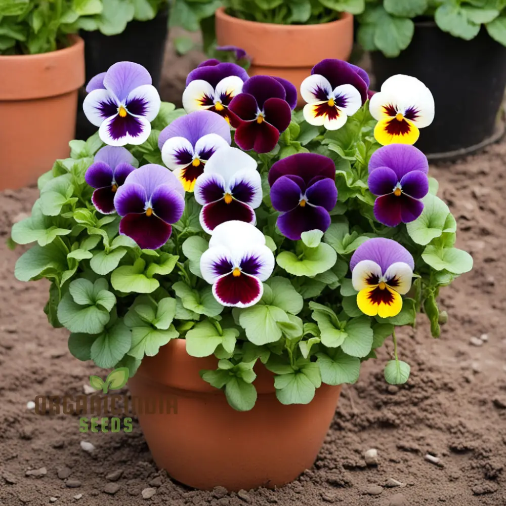 Mixed Pansy Flower Seeds – Colorful, Charming Variety for Garden Beds, Pots, Window Boxes & Seasonal Decorative Displays - Image 3