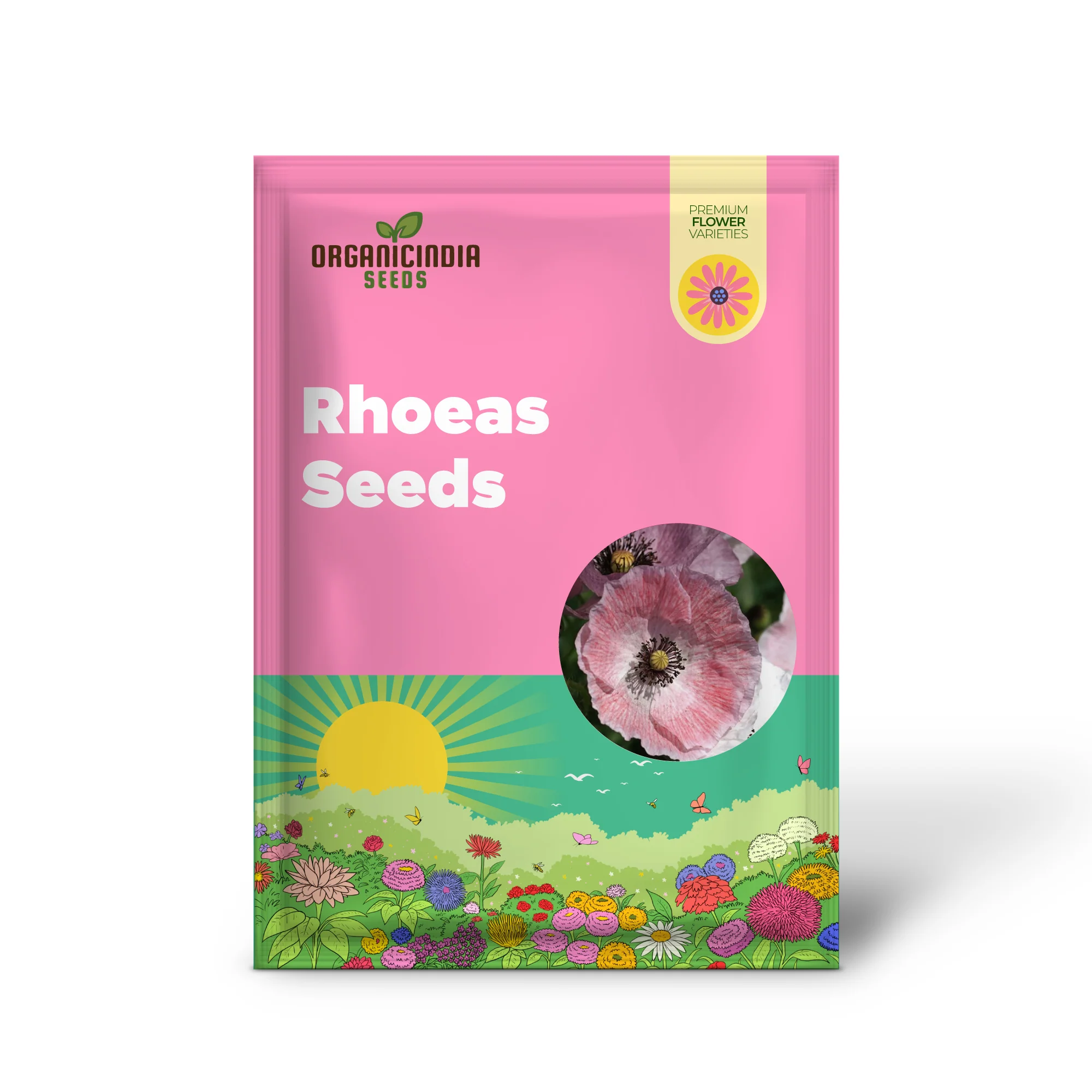 PAPAVER RHOEAS 'MOTHER OF PEARL' Seeds for Exquisite Garden Blooms - Premium Flower Seeds for Home Gardening Enthusiasts - Image 2