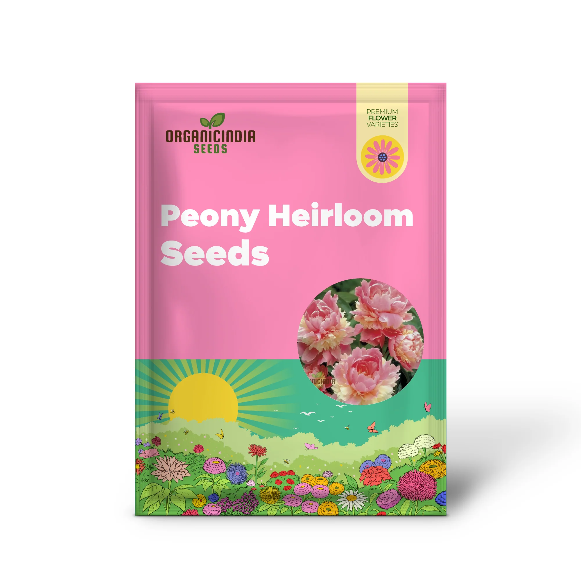 Peony Heirloom Seeds - Robusta Sorbetto Black (100 pcs) - Image 2