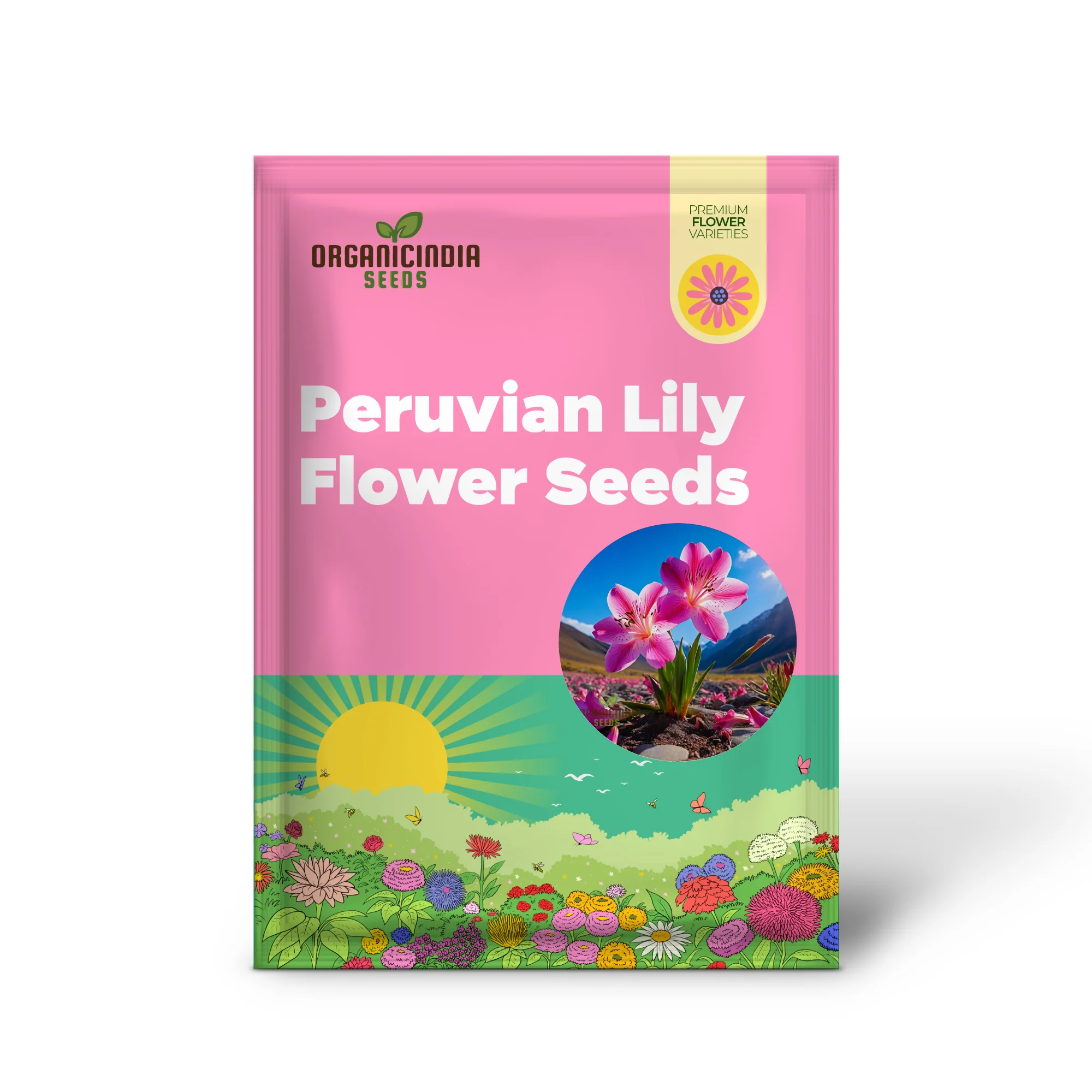 Peruvian Lily Flower Seeds for Planting - Premium Quality Seeds for Vibrant Alstroemeria Blooms - Image 2