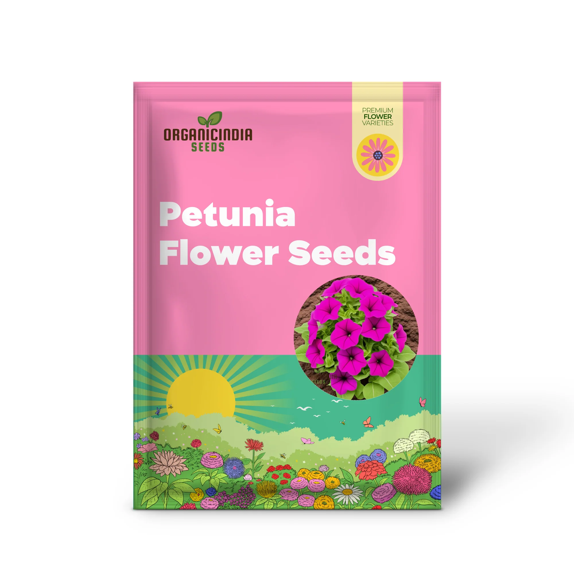 Petunia Flower Seeds, Colorful Garden Blooms, Annual Petunia Flower Seeds - Image 2