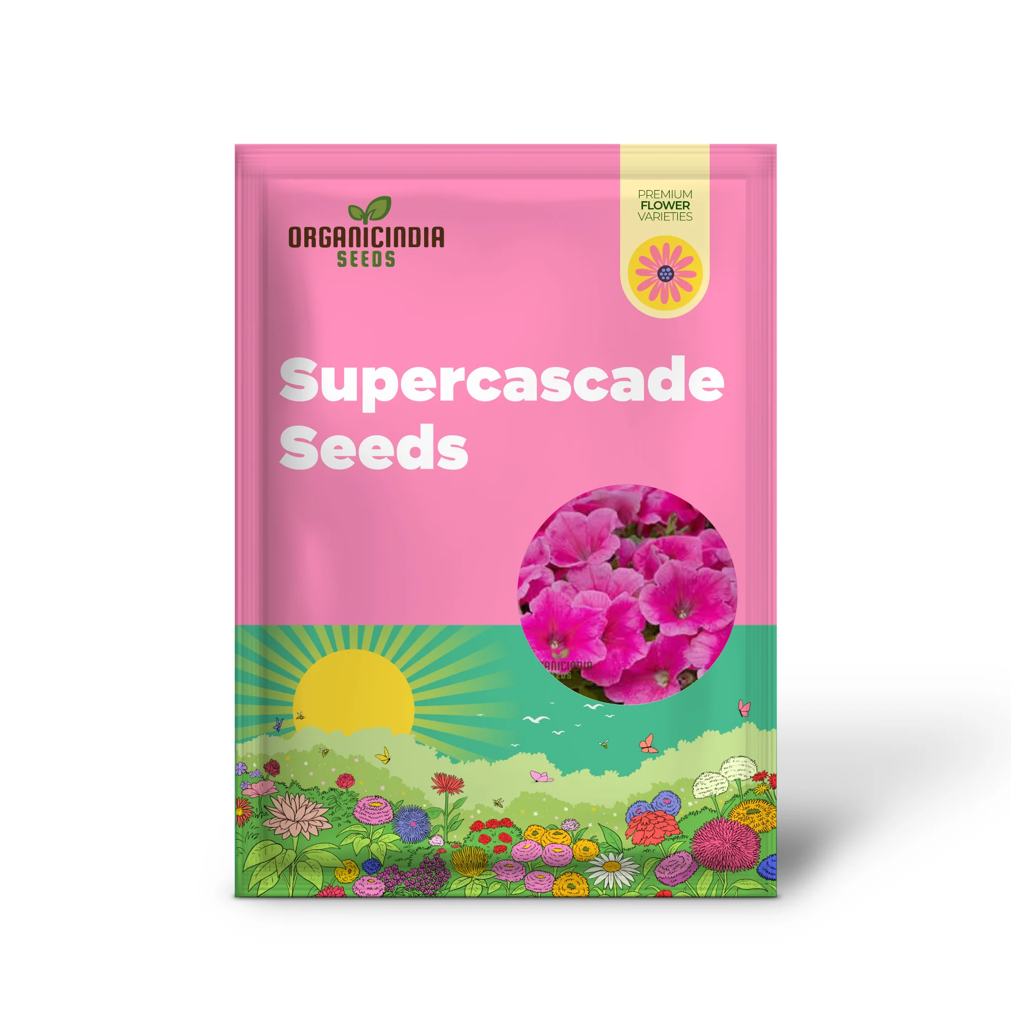 Petunia Supercascade Pink Seeds for Planting - Image 2