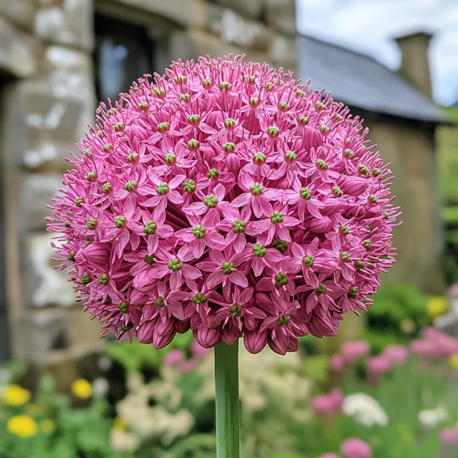 Allium Seeds (Pink Allium Giganteum Seeds) - Soft Pink and Rose-Colored Giant Blooms