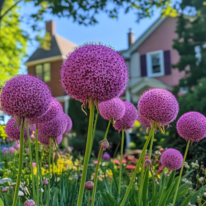Allium Seeds (Pink Allium Giganteum Seeds) - Soft Pink and Rose-Colored Giant Blooms - Image 3