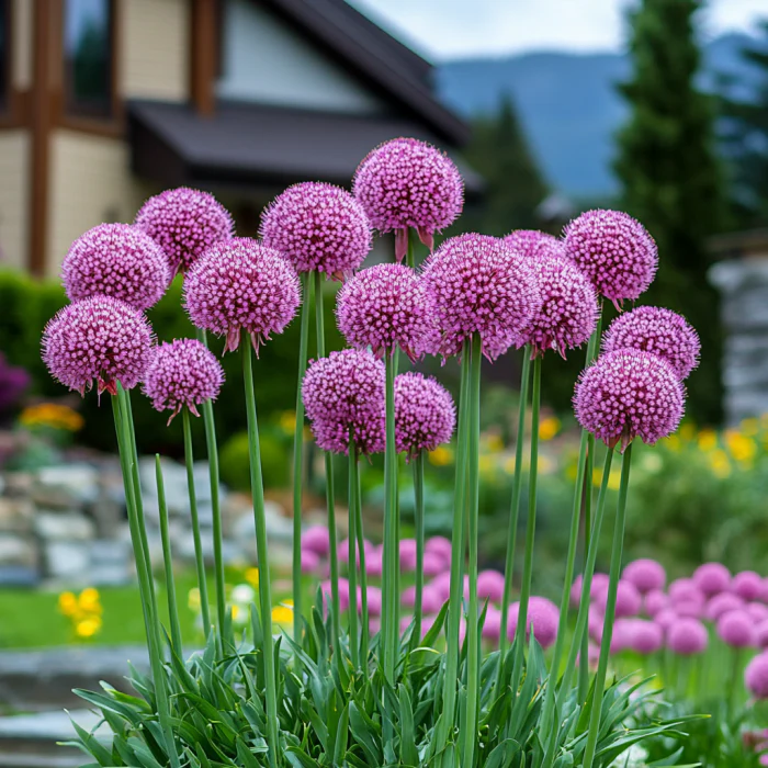 Allium Seeds (Pink Allium Giganteum Seeds) - Soft Pink and Rose-Colored Giant Blooms - Image 4