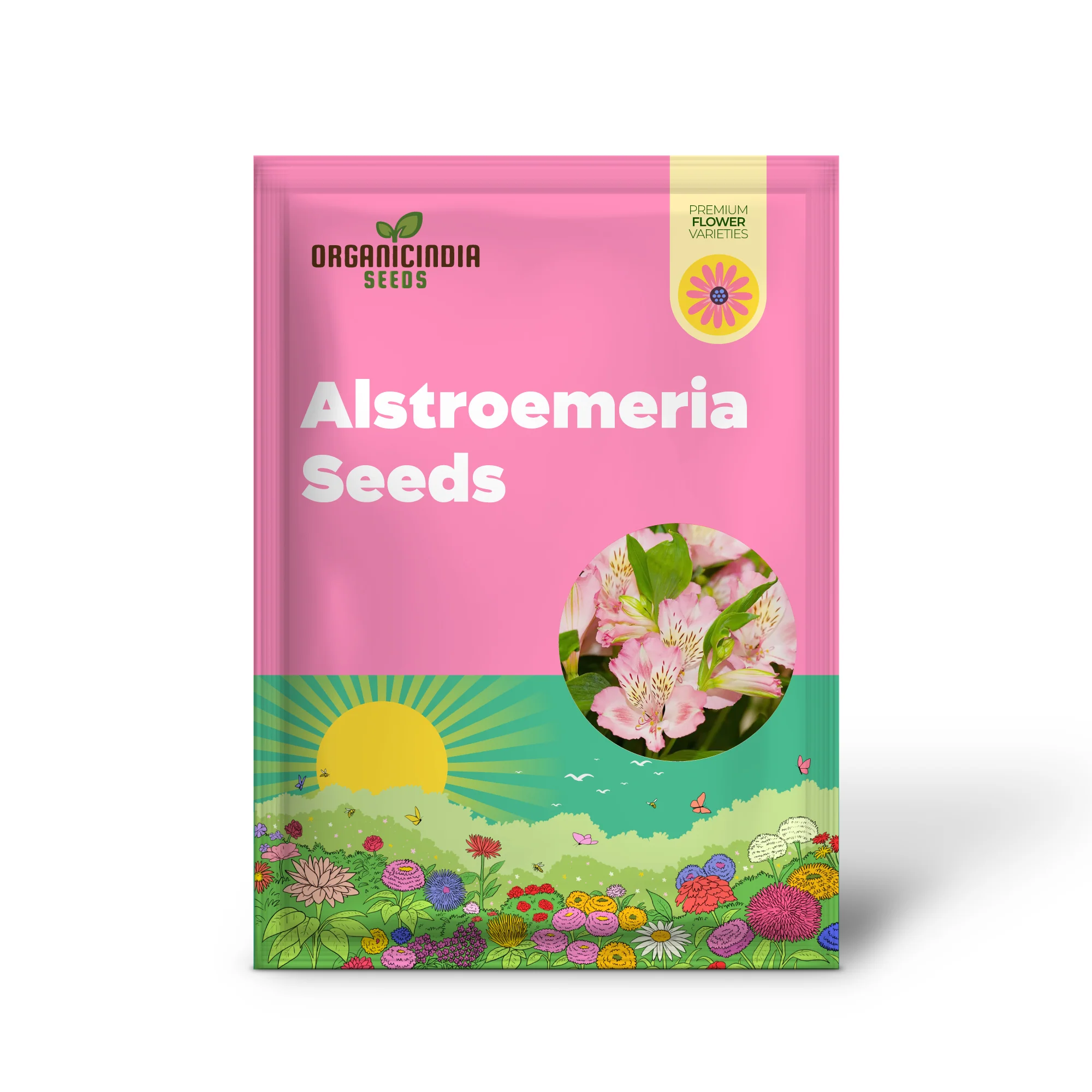 Pink Alstroemeria Seeds for Planting - Peruvian Lily Perennial, Perfect for Cut Flowers & Garden Borders - Image 2