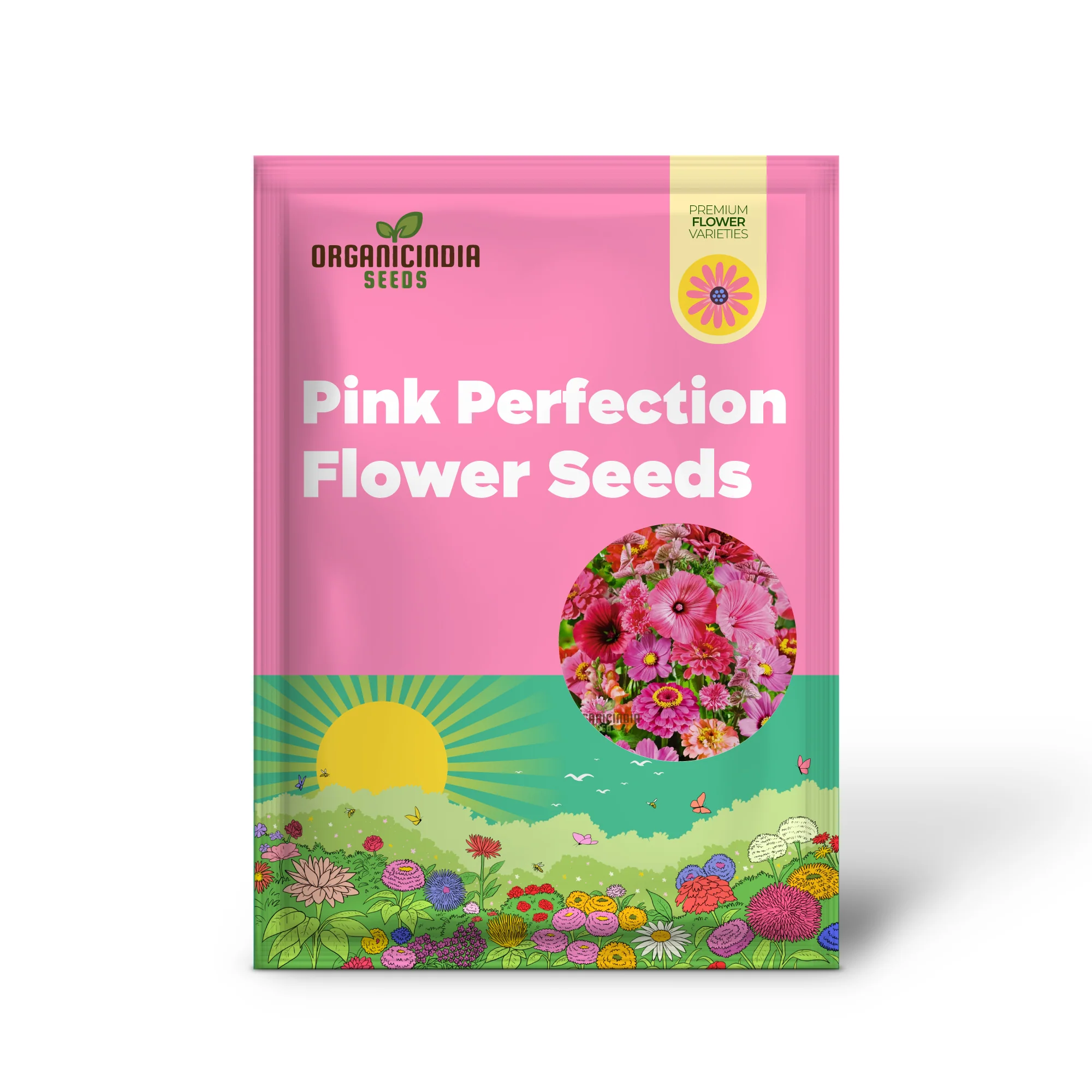 Pink Perfection Flower Seeds For Planting, Elegant Pink Blooms for Your Garden - Image 2