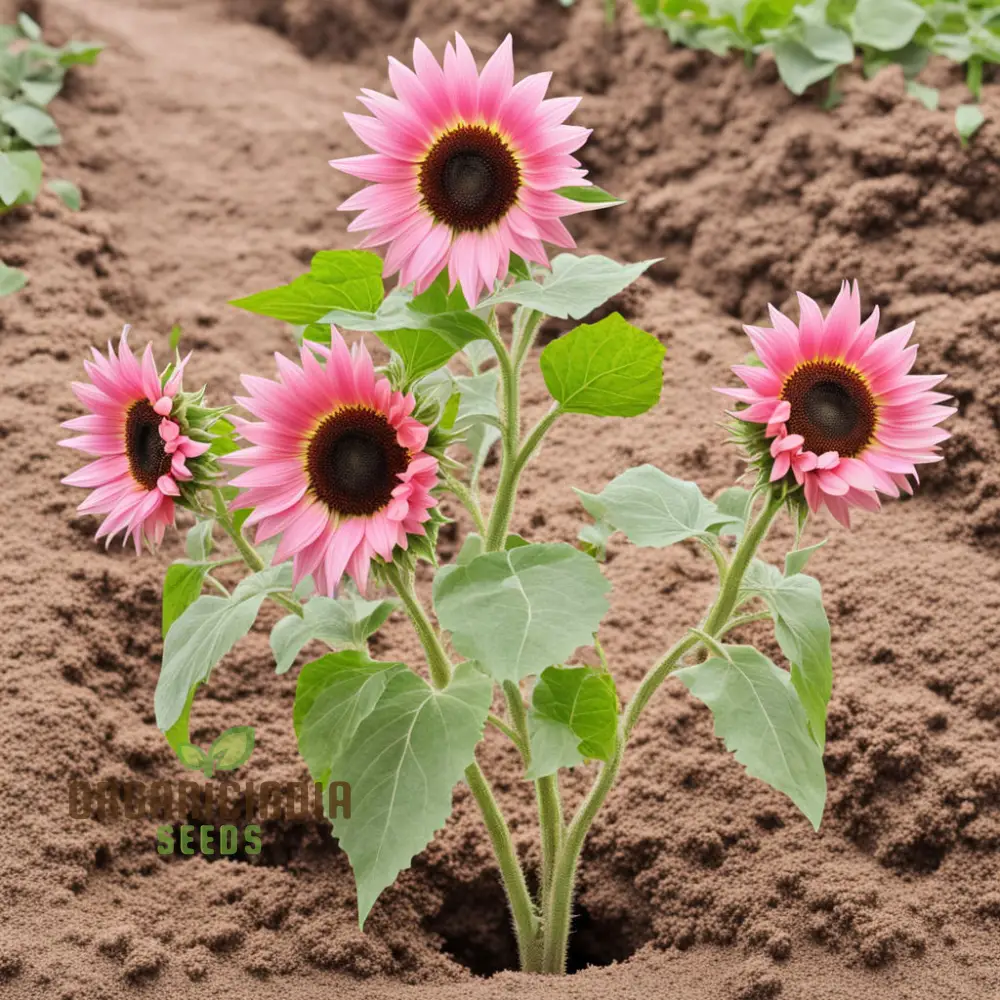 Premium Pink Sunflower Seeds, Vibrant Blooms for Garden Planting Easy to Grow, Attract Pollinators - Image 4