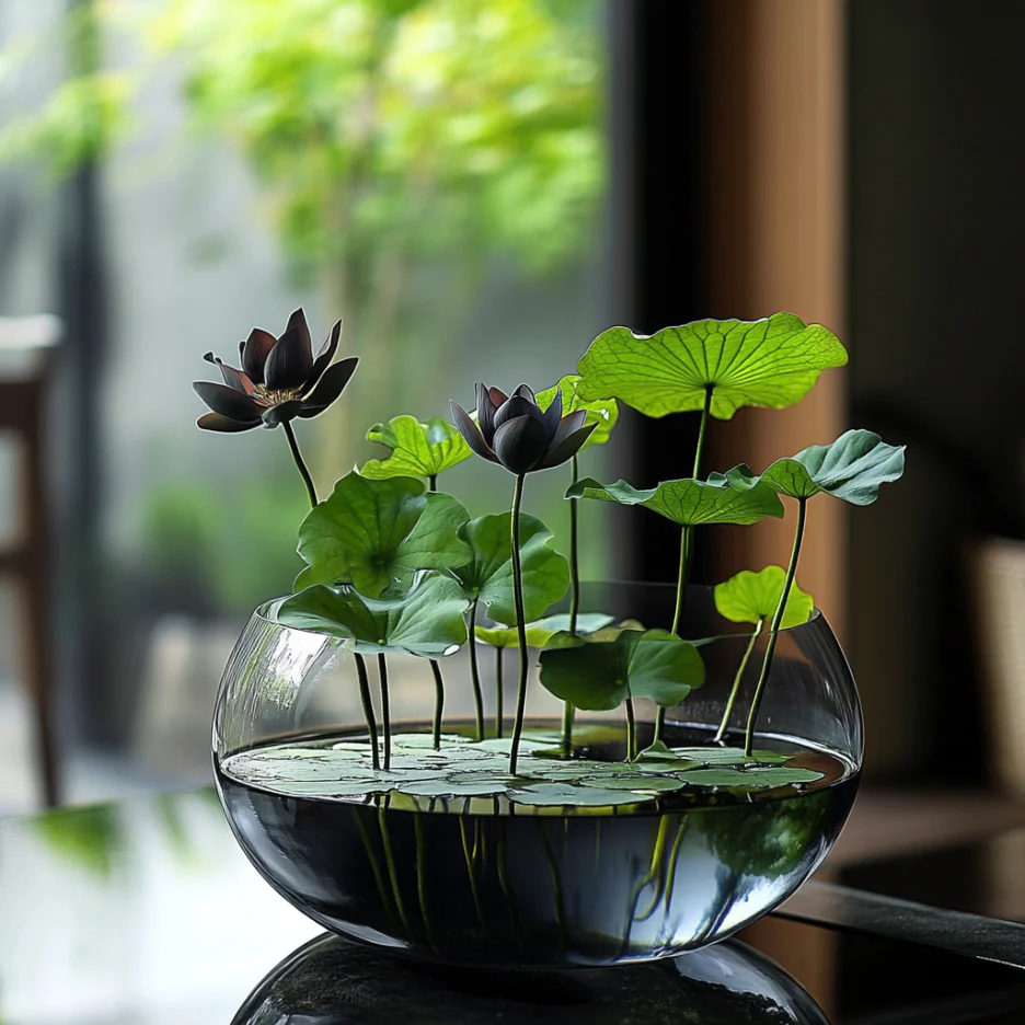 Premium Black Lotus Flower Seeds, Grow Exotic And Rare Blooms - Image 3