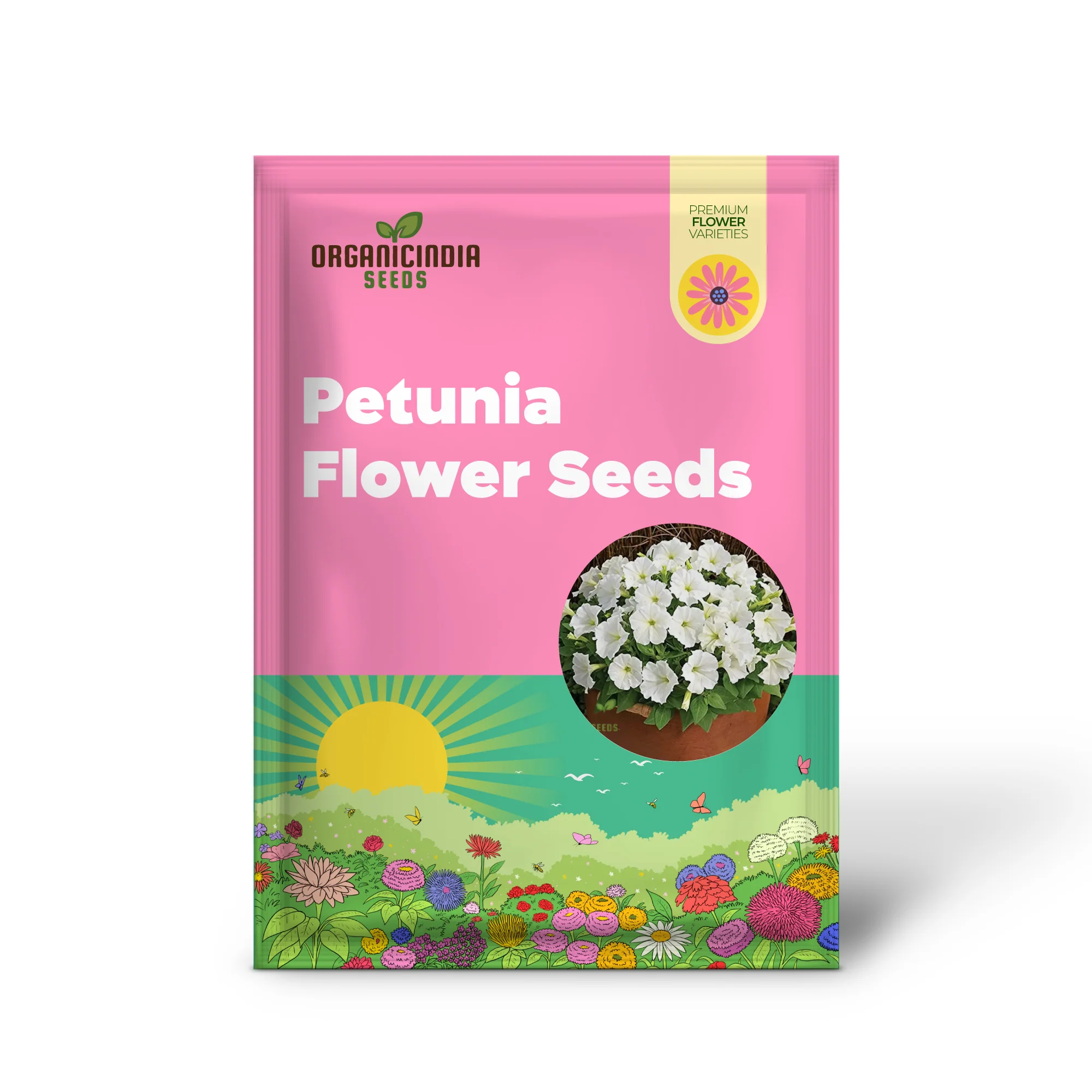 Premium White Hanging Petunia Flower Seeds: Elevate Your Garden with Gorgeous Blooms - Perfect for Gardening Enthusiasts - Image 2