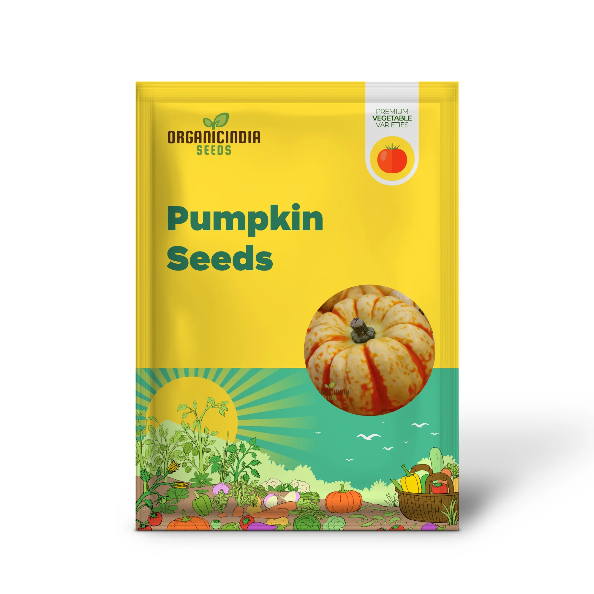 Pumpkin Seeds 'Sweet Lightning' for Bountiful Harvests and Festive Garden Displays! - Image 2