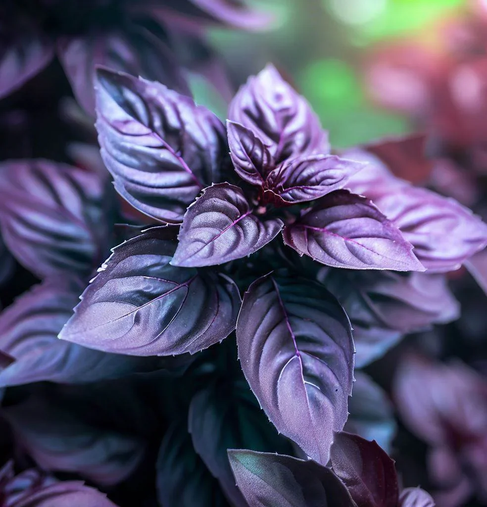 Purple Basil Seeds – Heirloom, Non-GMO, Aromatic & Flavorful Culinary Variety - Image 2