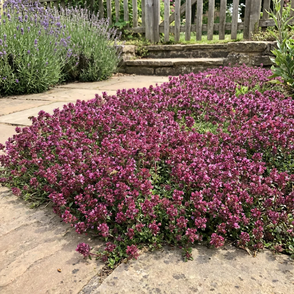 Purple Creeping Thyme Flower Seeds (Thymus serpyllum) – Hardy Fragrant Ground Cover Plant - Image 3
