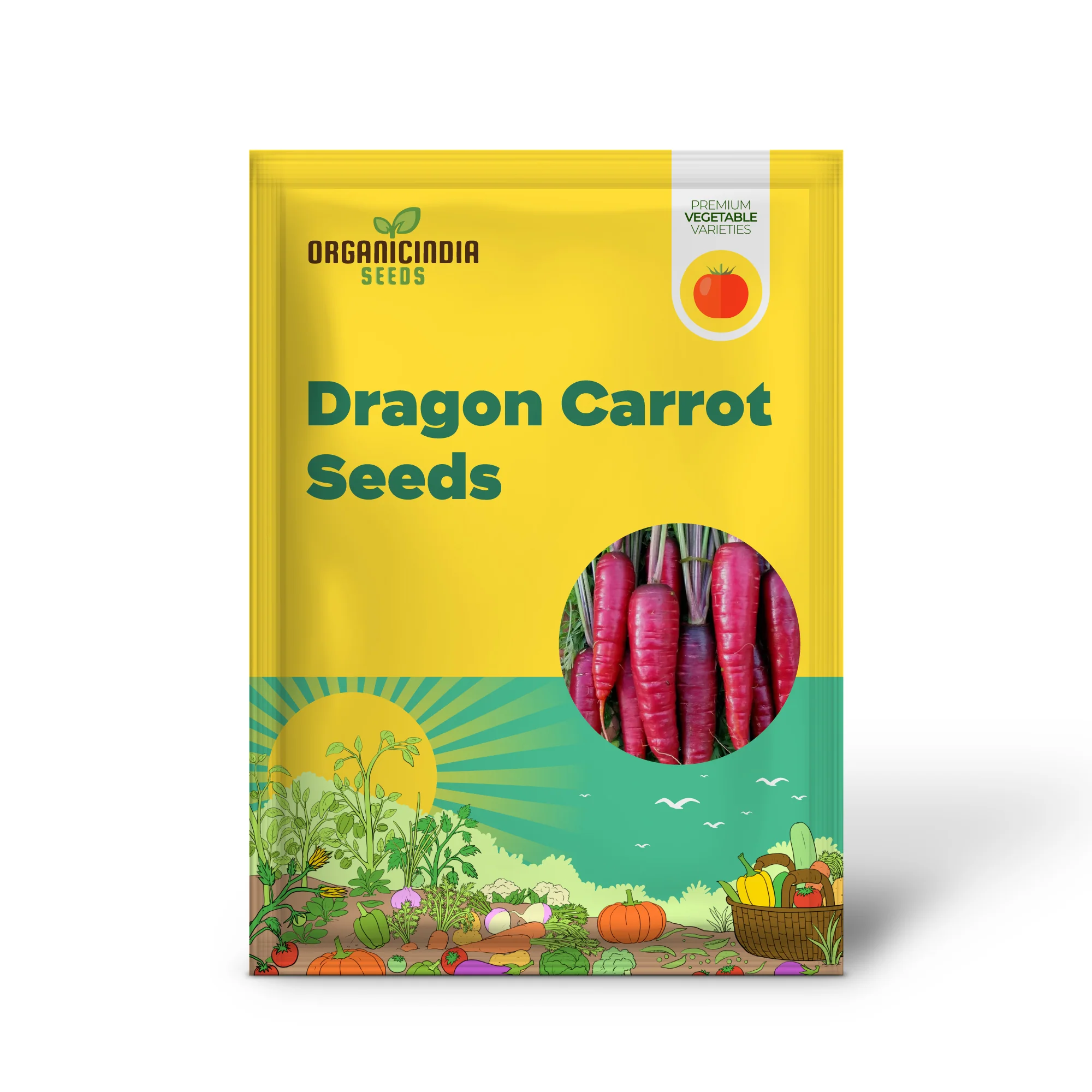Purple Dragon Carrot Seeds for Planting and Gardening - Organic Seed Variety - Image 2