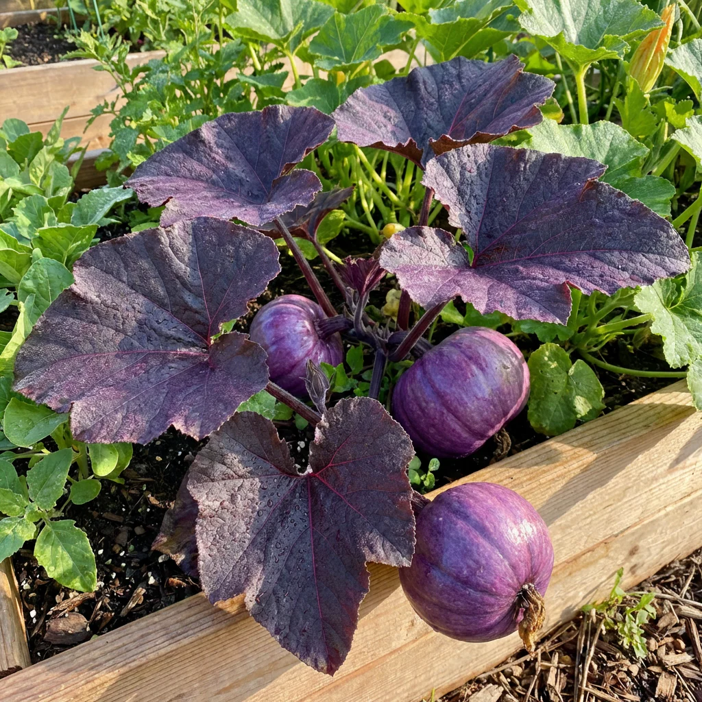 Purple Pumpkin Seeds for Planting (Cucurbita maxima) – Unique Garden Pumpkin Variety - Image 3