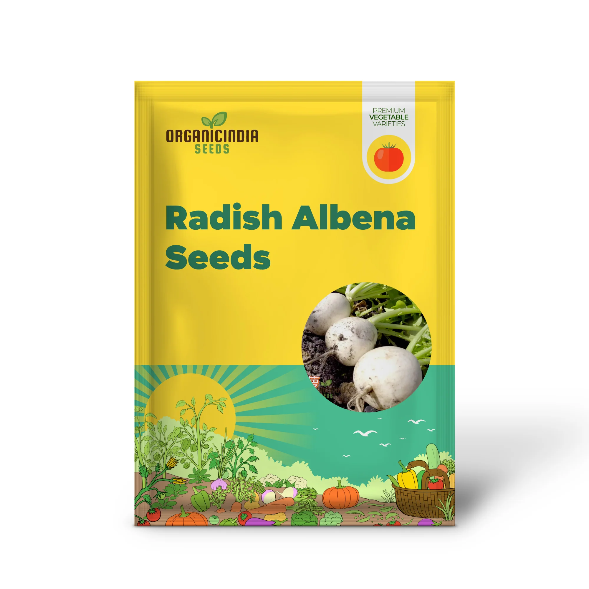 RADISH ALBENA Seeds for Planting - Premium Quality for Gardening Enthusiasts | Buy Organic Seeds Online - Image 2