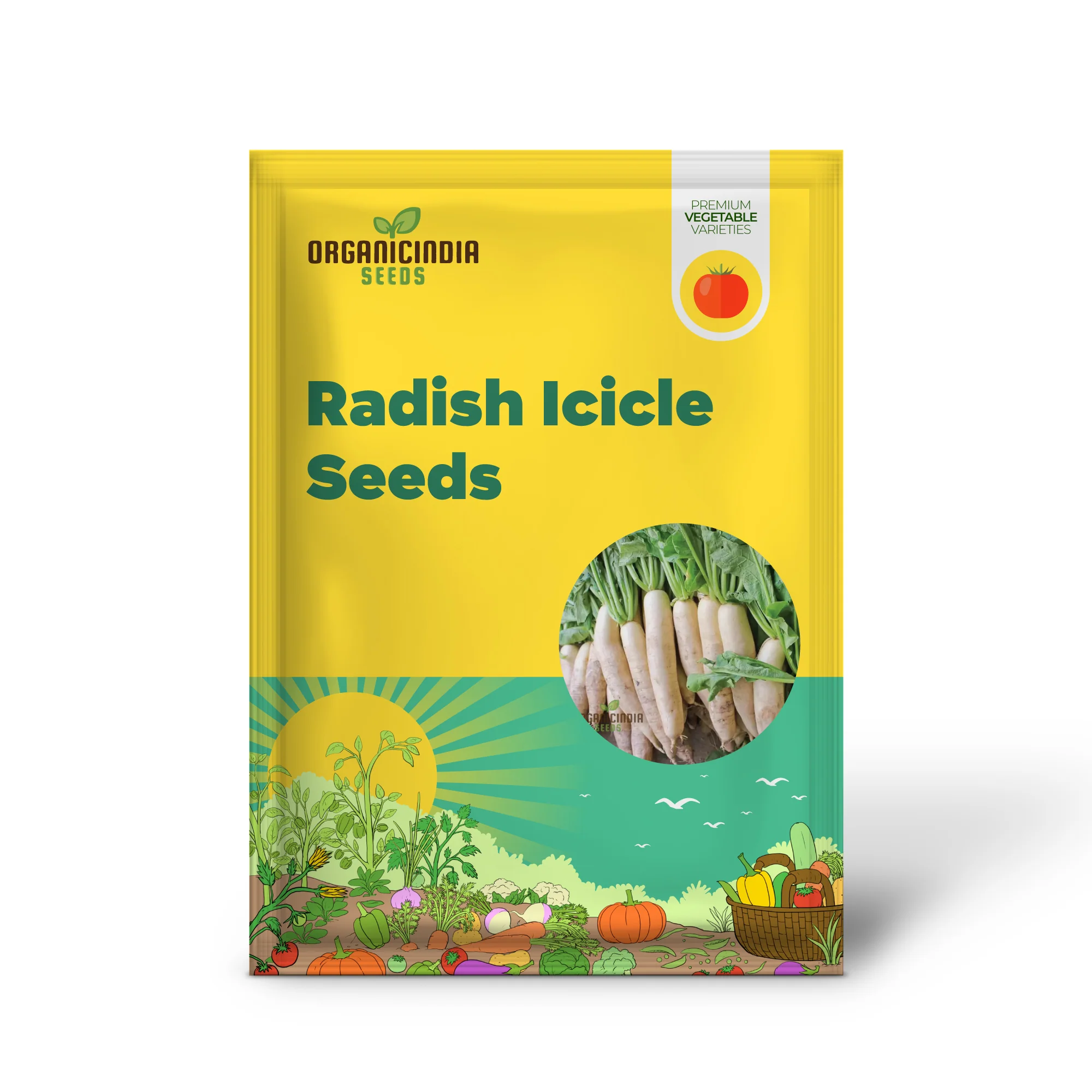 RADISH ICICLE Seeds for Planting - Premium Quality for Gardening Enthusiasts - Image 2