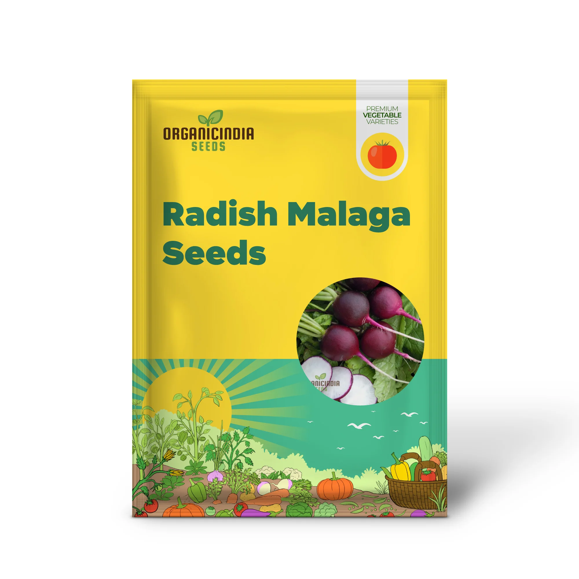 RADISH MALAGA VIOLET Seeds for Planting, Your Gardening Needs - Image 2