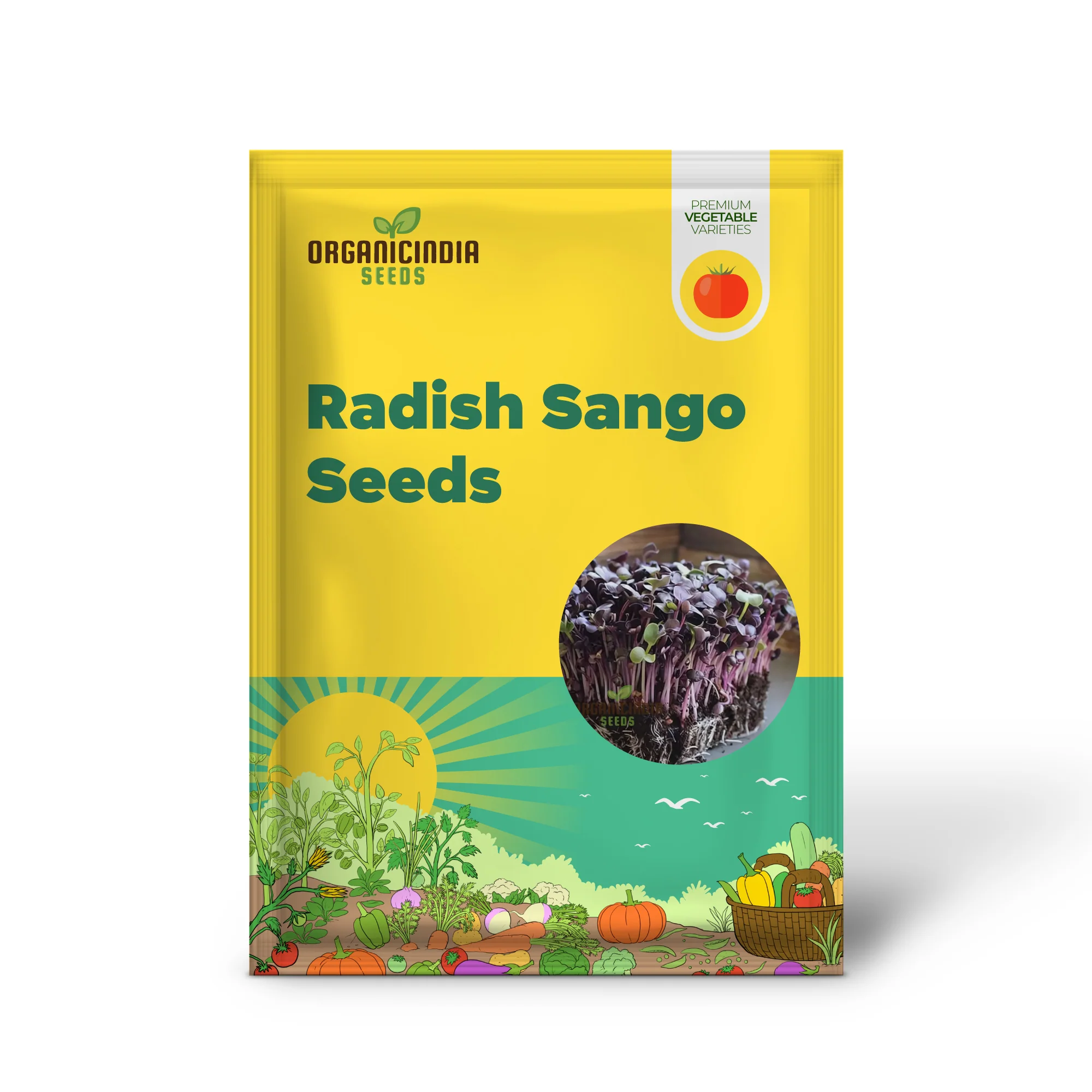 Radish Sango Red Microgreen Seeds - Vibrant and Nutritious Additions to Your Microgreen Garden - Image 2