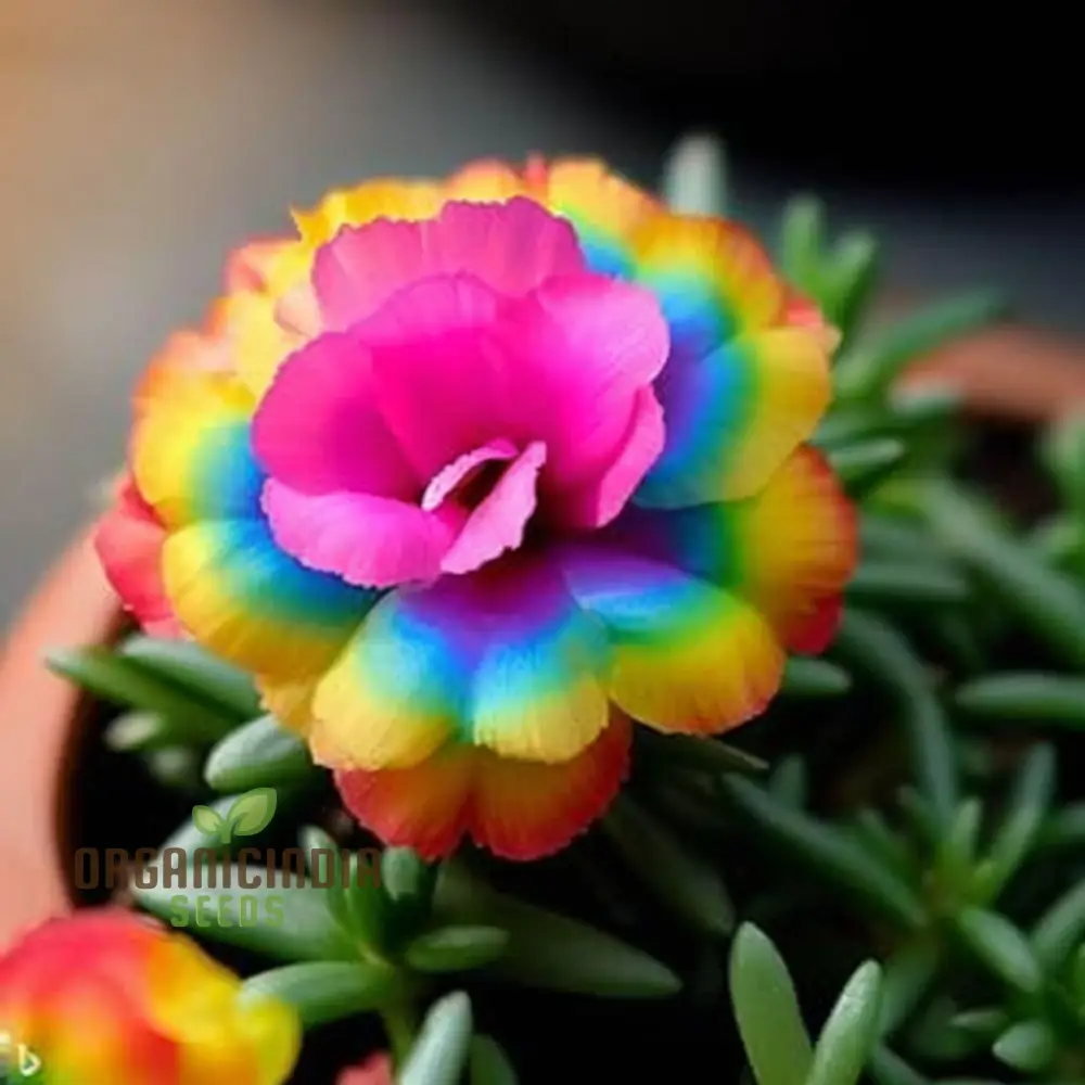 Rainbow Portulaca Flower Seeds - Perfect for Gardening Enthusiasts - Vibrant & Hardy Seeds for Your Garden - Image 3