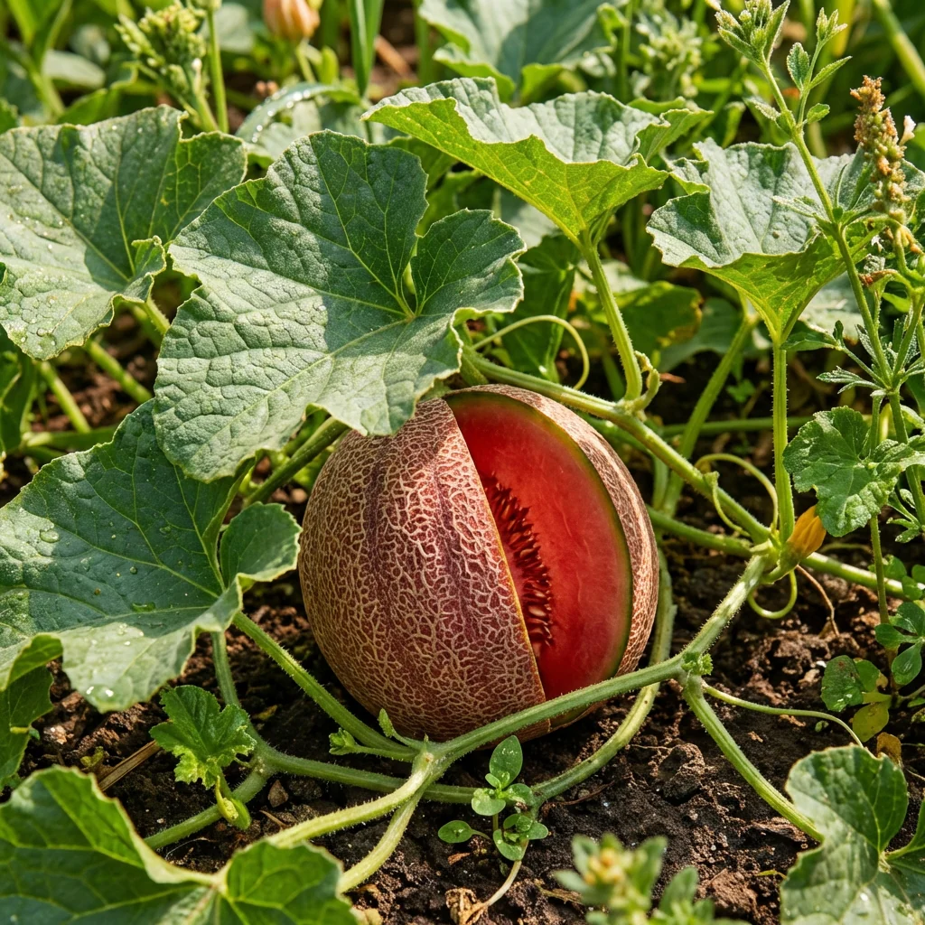 Red Cantaloupe Melon Fruit Seeds for Planting – Heirloom Garden Variety - Image 3