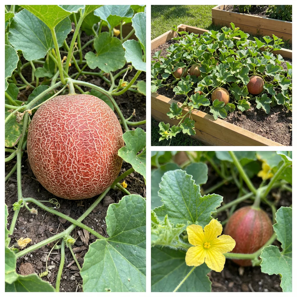 Red Cantaloupe Melon Fruit Seeds for Planting – Heirloom Non-GMO High Germination Organic Garden Seeds - Image 3