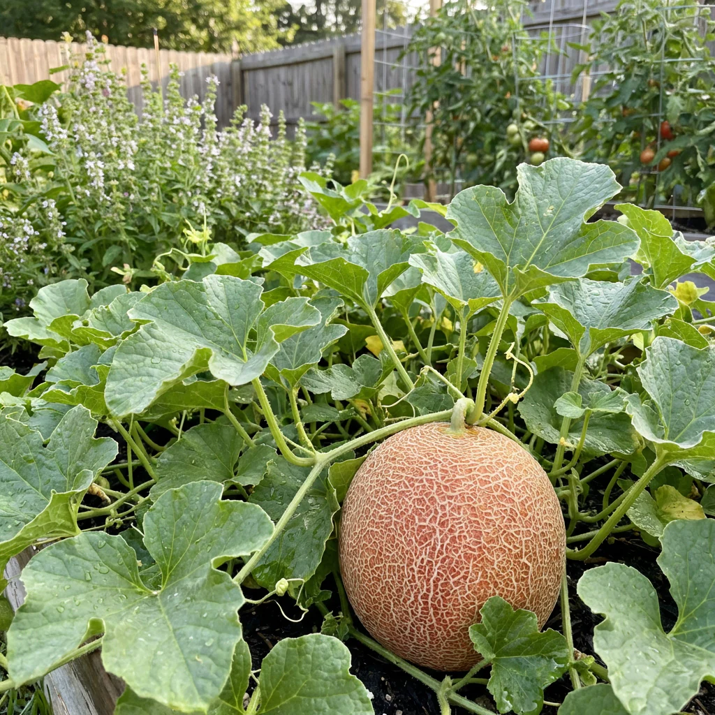 Red Cantaloupe Melon Seeds (Cucumis melo) – Heirloom Garden Fruit Variety - Image 3