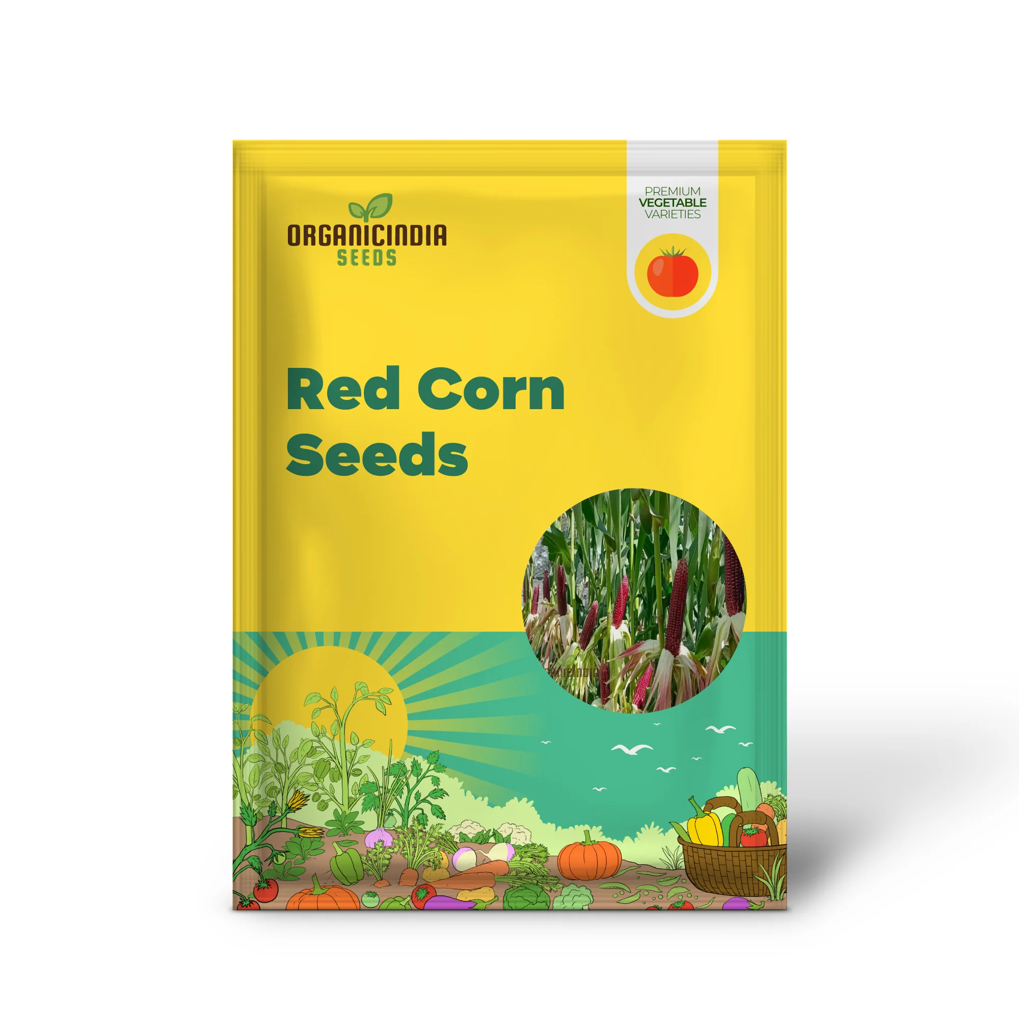Premium Red Corn Seeds, Ideal for Vibrant, Thriving Gardens Seeds For Planting - Image 2