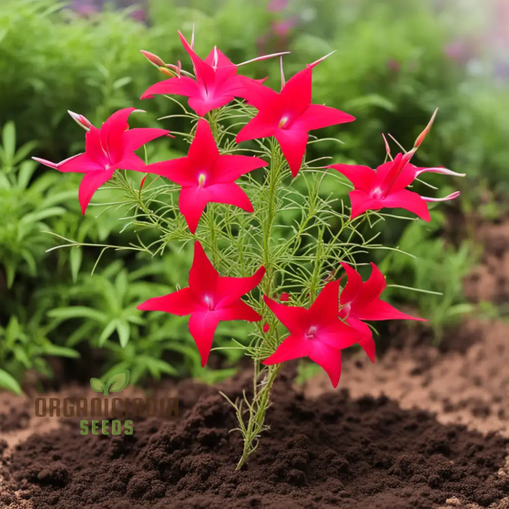 Red Cypress Flower Seeds, Exquisite deep red blooms for Your Garden