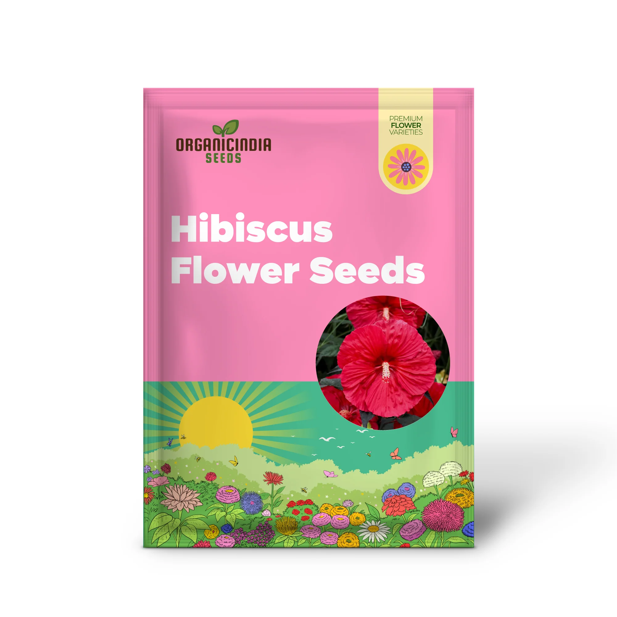 Red Dinner Plate Hibiscus Seeds – Giant Bloom Hardy Perennial - Image 2