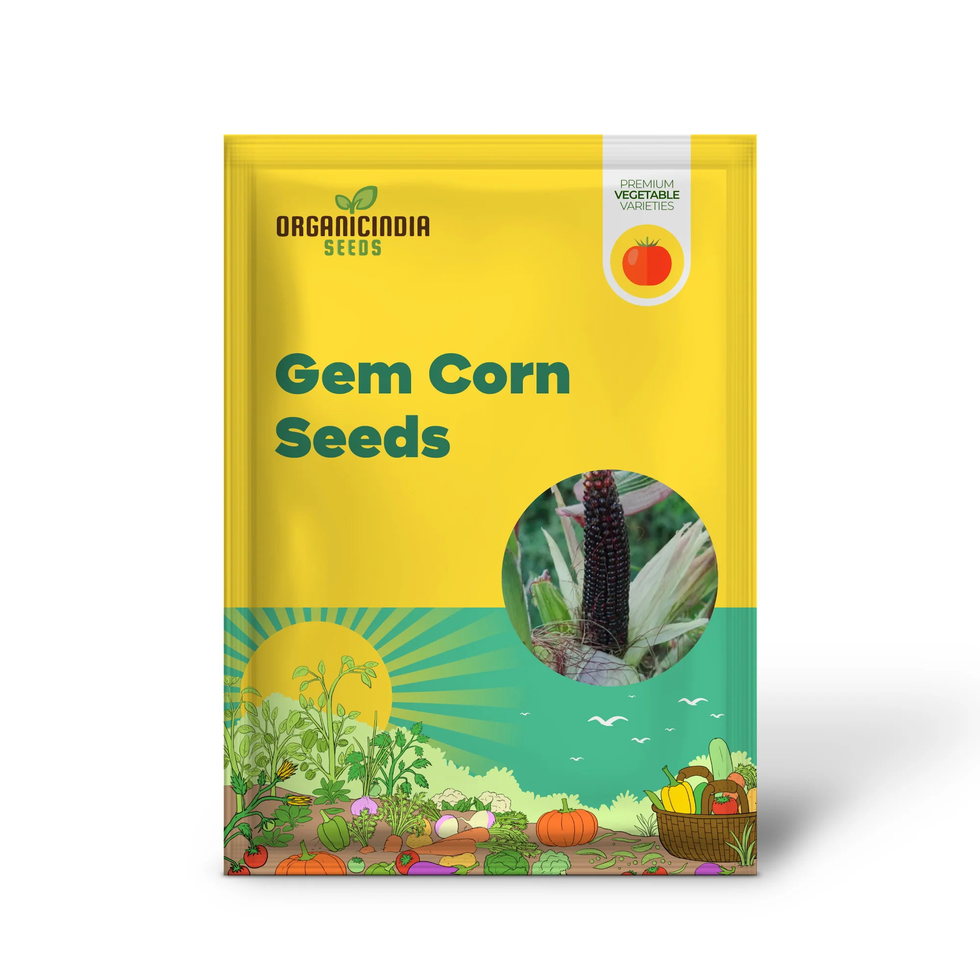 Crimson Gem Corn Vegetable Seeds, Planting Seeds for Vibrant Red Corn Harvests - Image 2