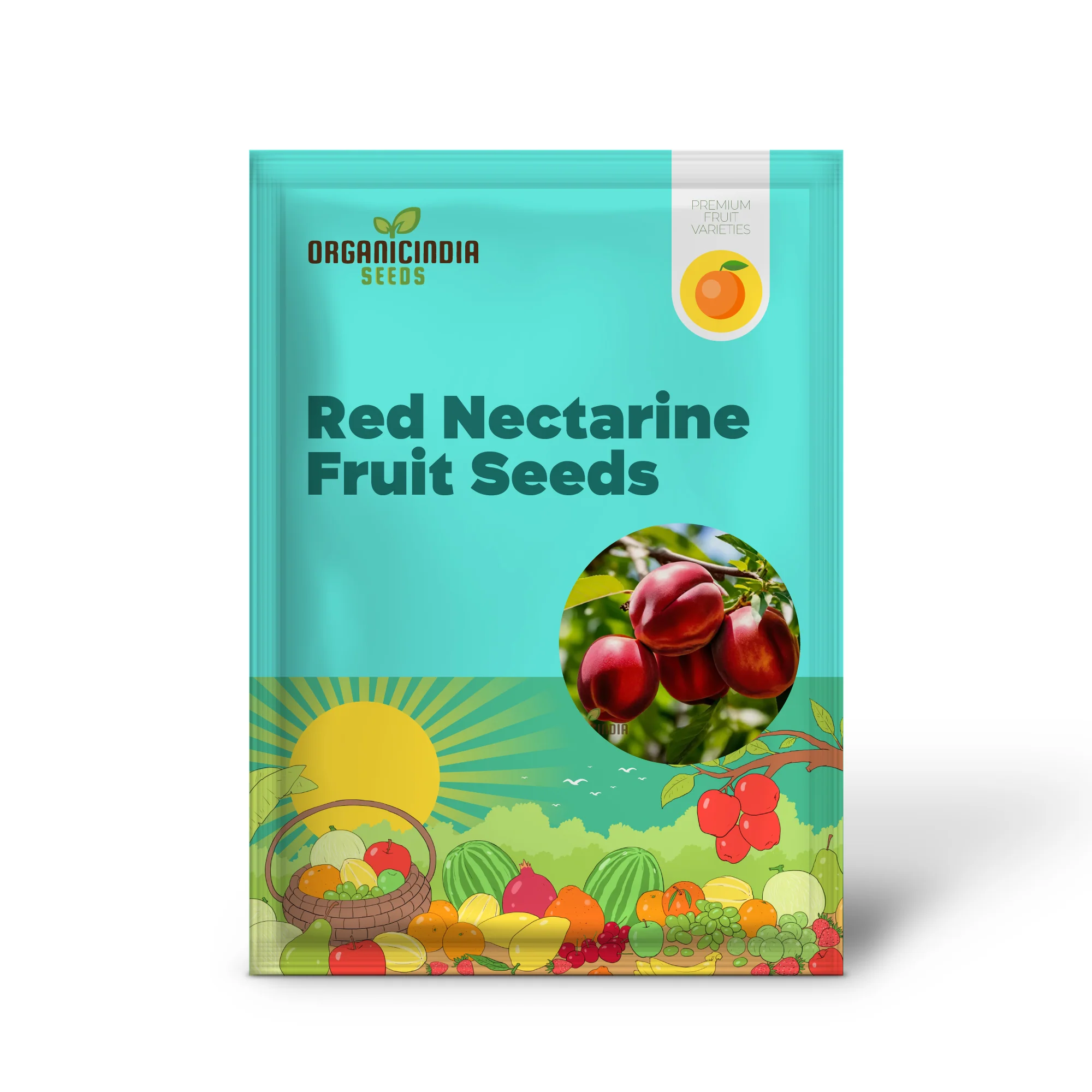 Red Nectarine Fruit Seeds for Planting, Cultivate Your Garden with Fresh and Flavorful Fruit Seeds - Image 2